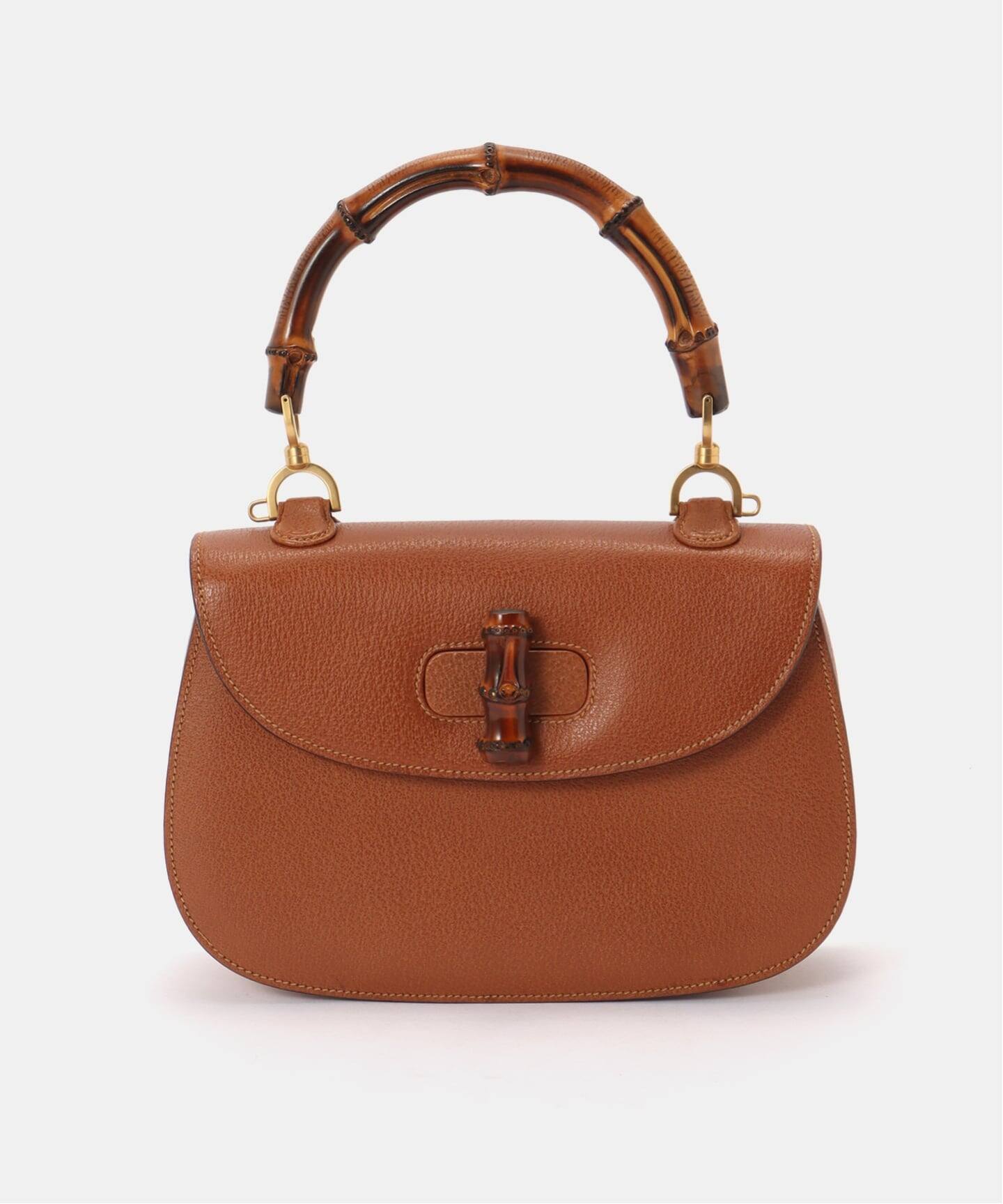 VINTAGE GUCCI/グッチ】Bamboo classic 30（ハンドバッグ