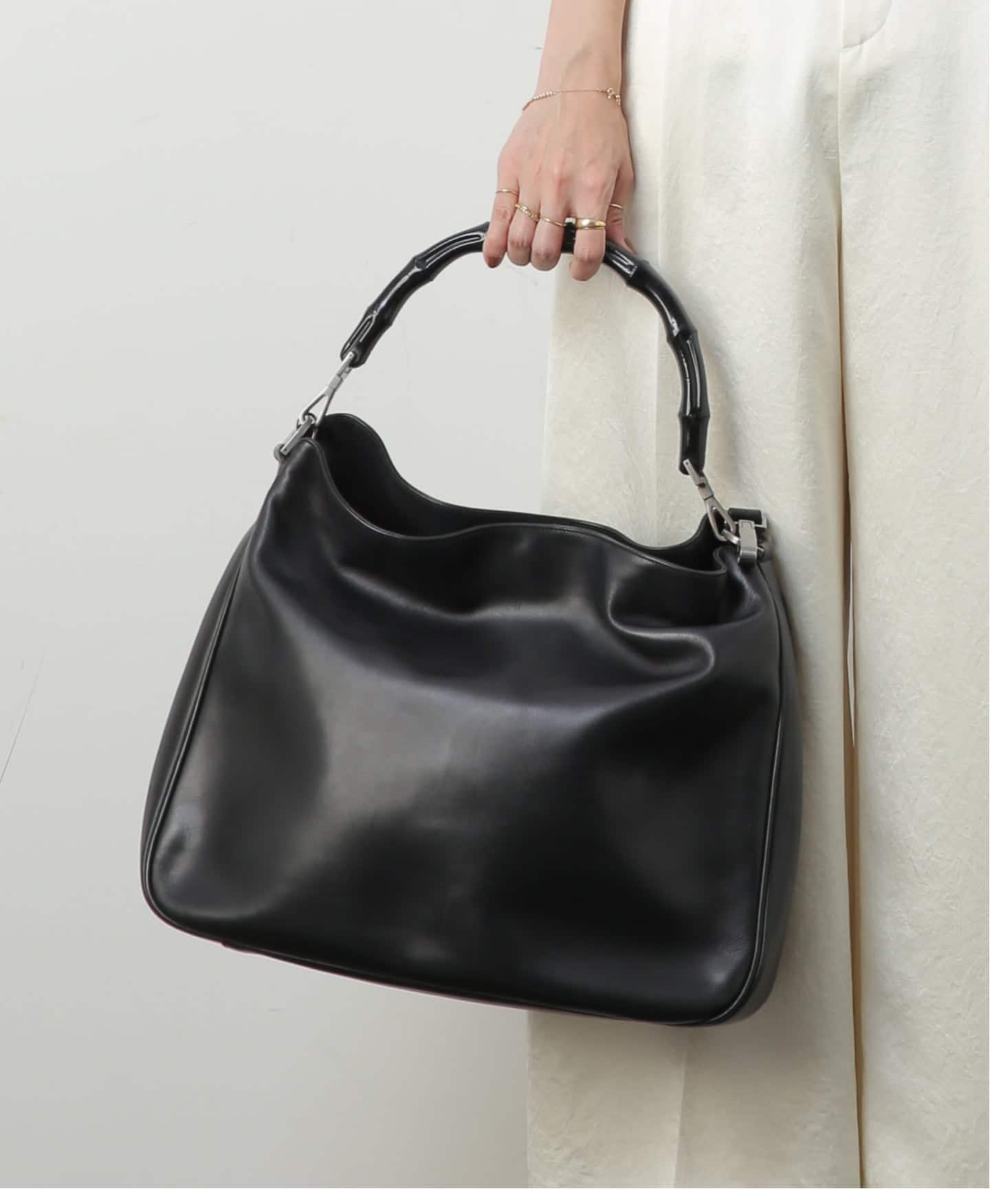 GUCCI バンブー　バック　2way VINTAGE GUCCI/グッチ】Bamboo ハンドバッグ 2way（ハンドバッグ