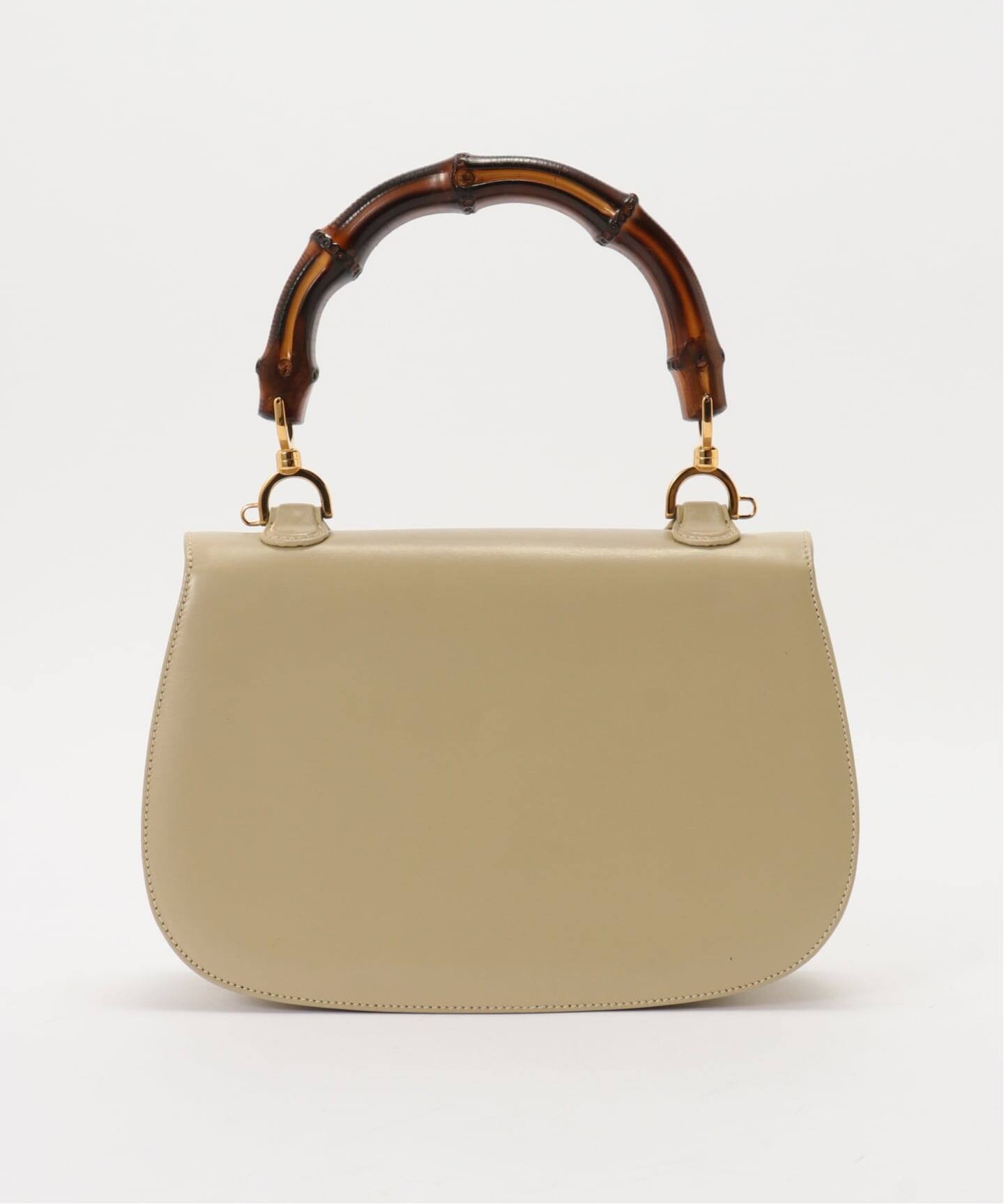 VINTAGE GUCCI/グッチ】Bamboo classic 30 2way（ハンドバッグ