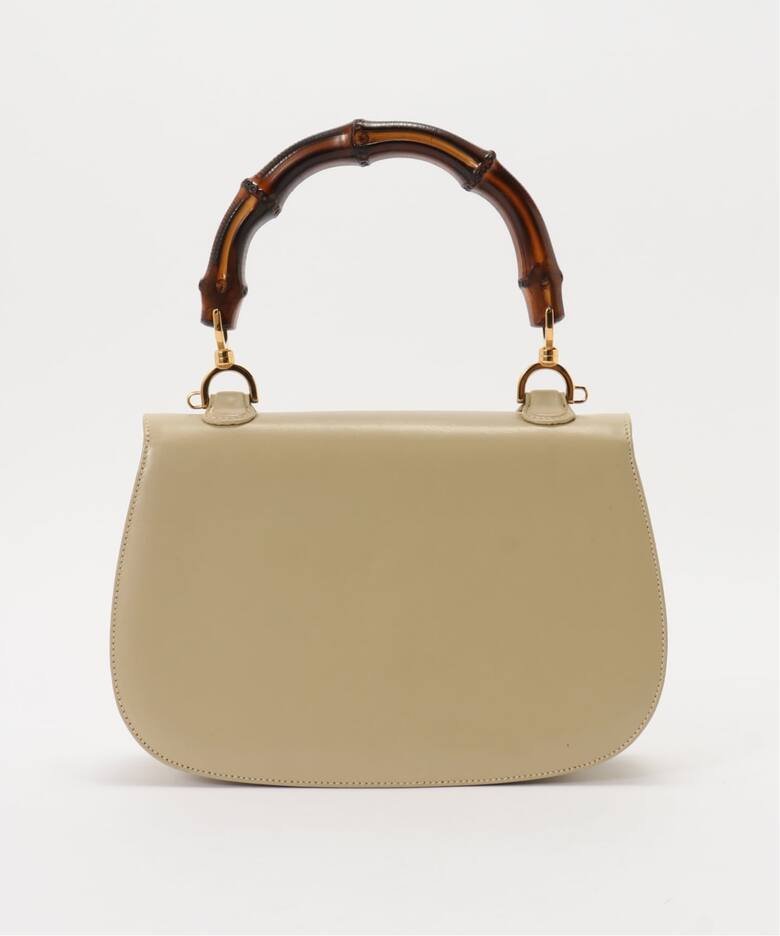 VINTAGE GUCCI/グッチ】Bamboo classic 30 2way（ハンドバッグ 