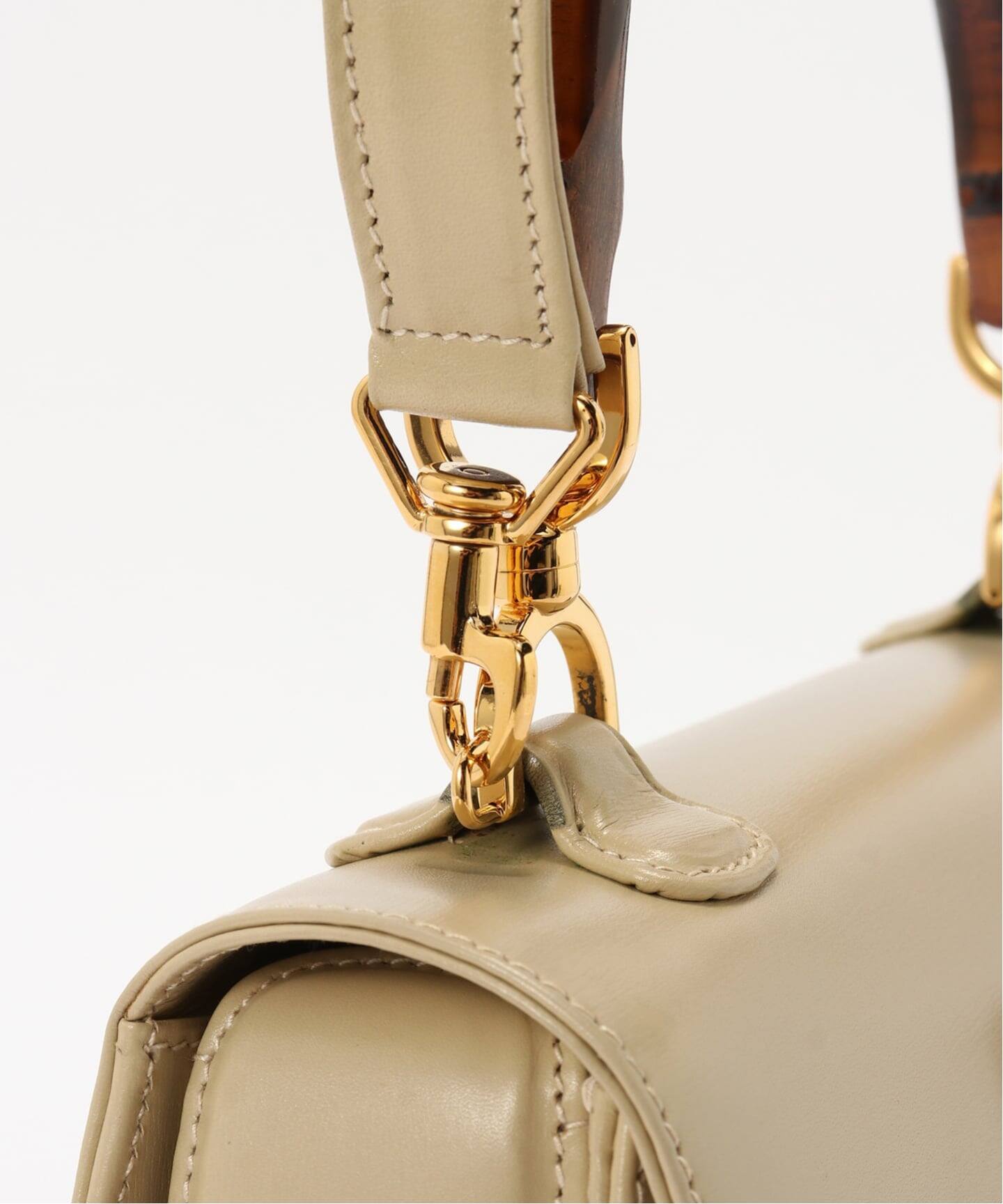 VINTAGE GUCCI/グッチ】Bamboo classic 30 2way（ハンドバッグ
