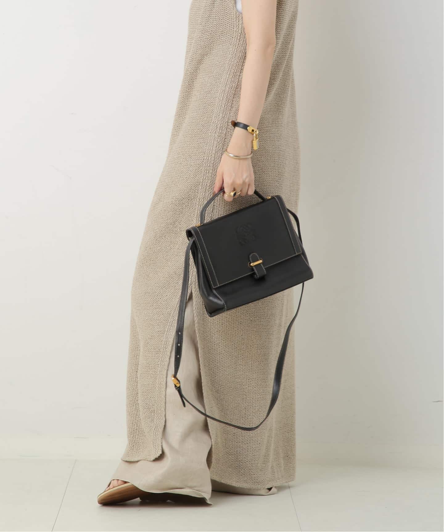 VINTAGE LOEWE/ロエベ】ショルダーバッグ 2way anagram（ハンドバッグ