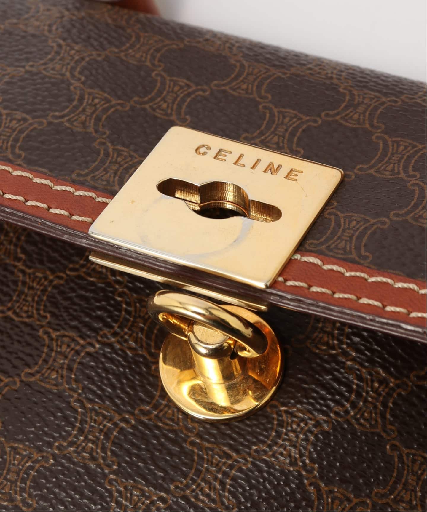 VINTAGE CELINE/セリーヌ】ハンドバッグ macadam（ハンドバッグ