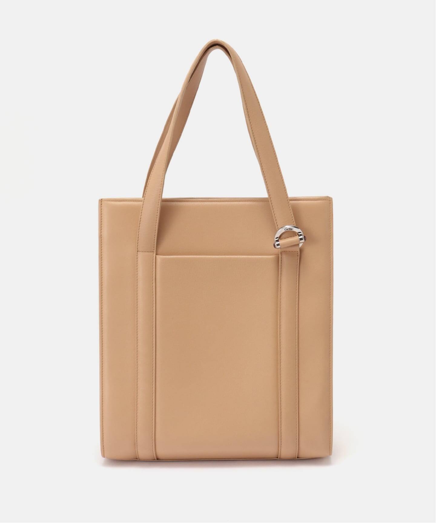 VINTAGE CARTIER/カルティエ】カボショントートバッグ（ハンドバッグ 