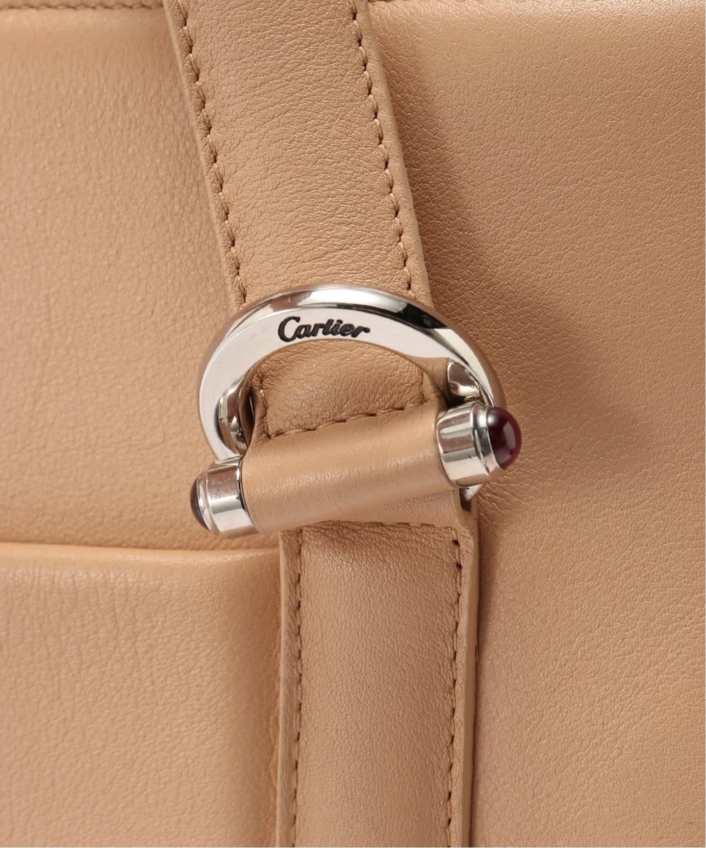 VINTAGE CARTIER/カルティエ】カボショントートバッグ（ハンドバッグ