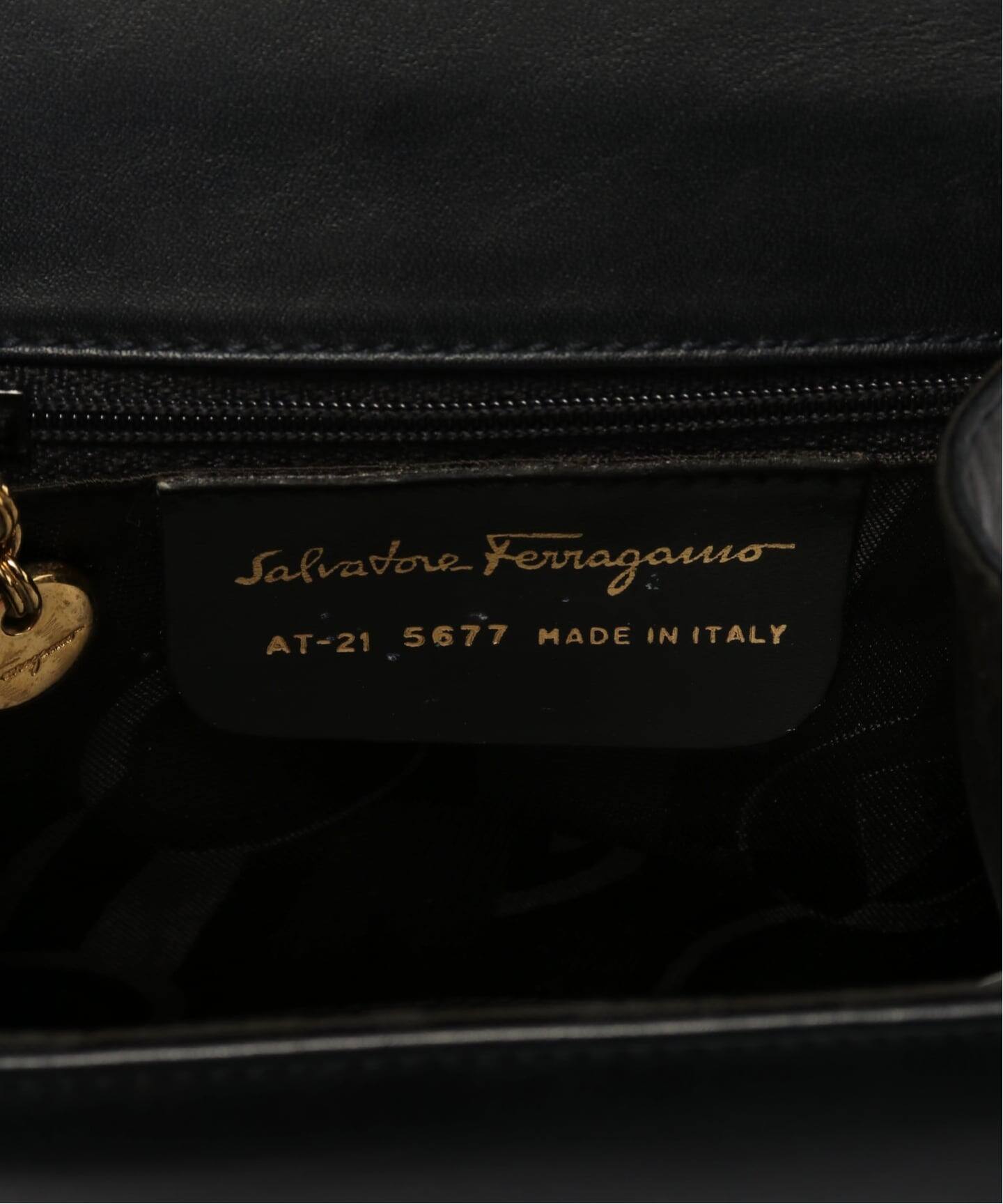 VINTAGE FERRAGAMO/フェラガモ】ハンドバッグ 2way vara（ハンドバッグ