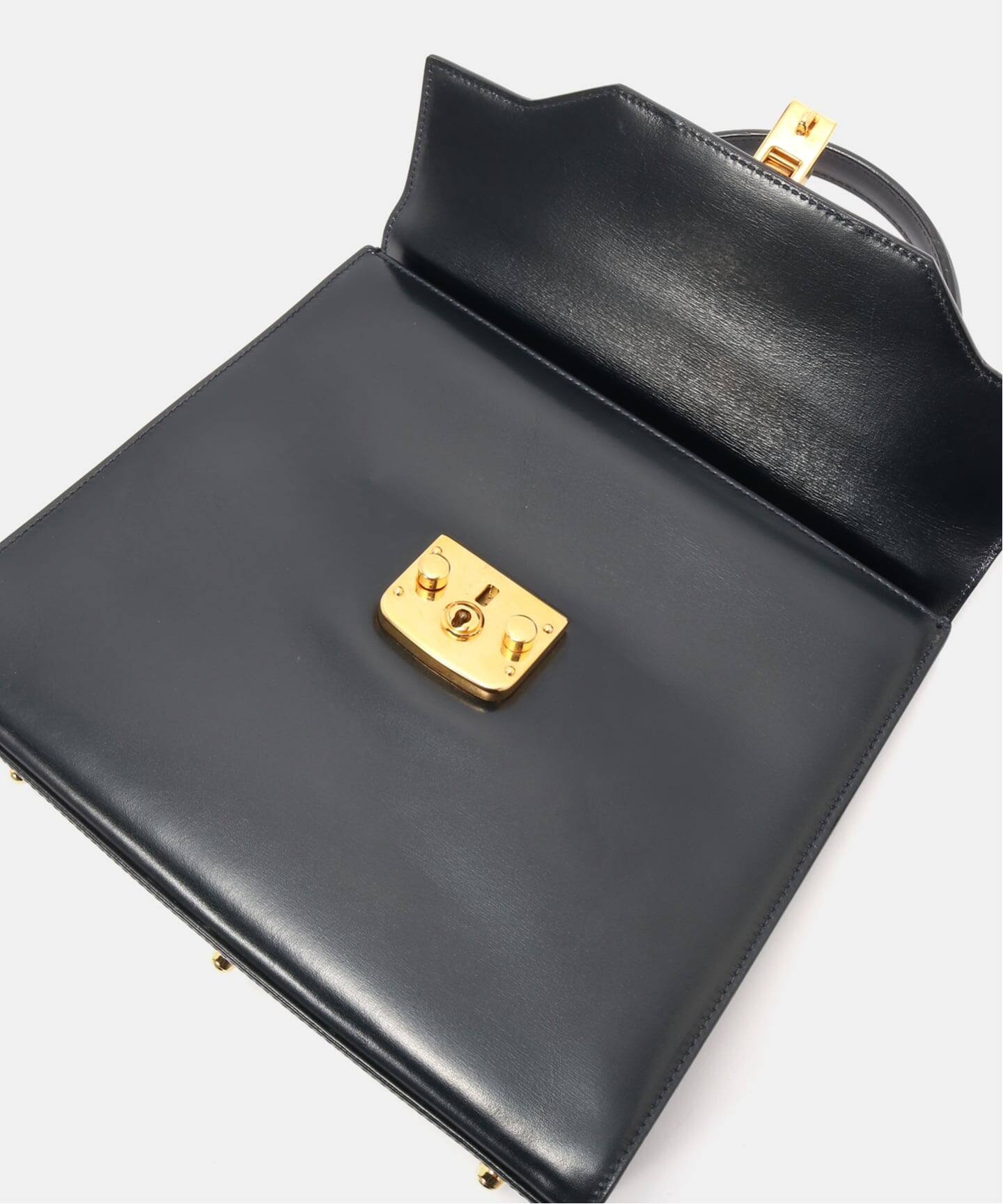 VINTAGE GUCCI/グッチ】Lady lock ハンドバッグ 2way（ハンドバッグ