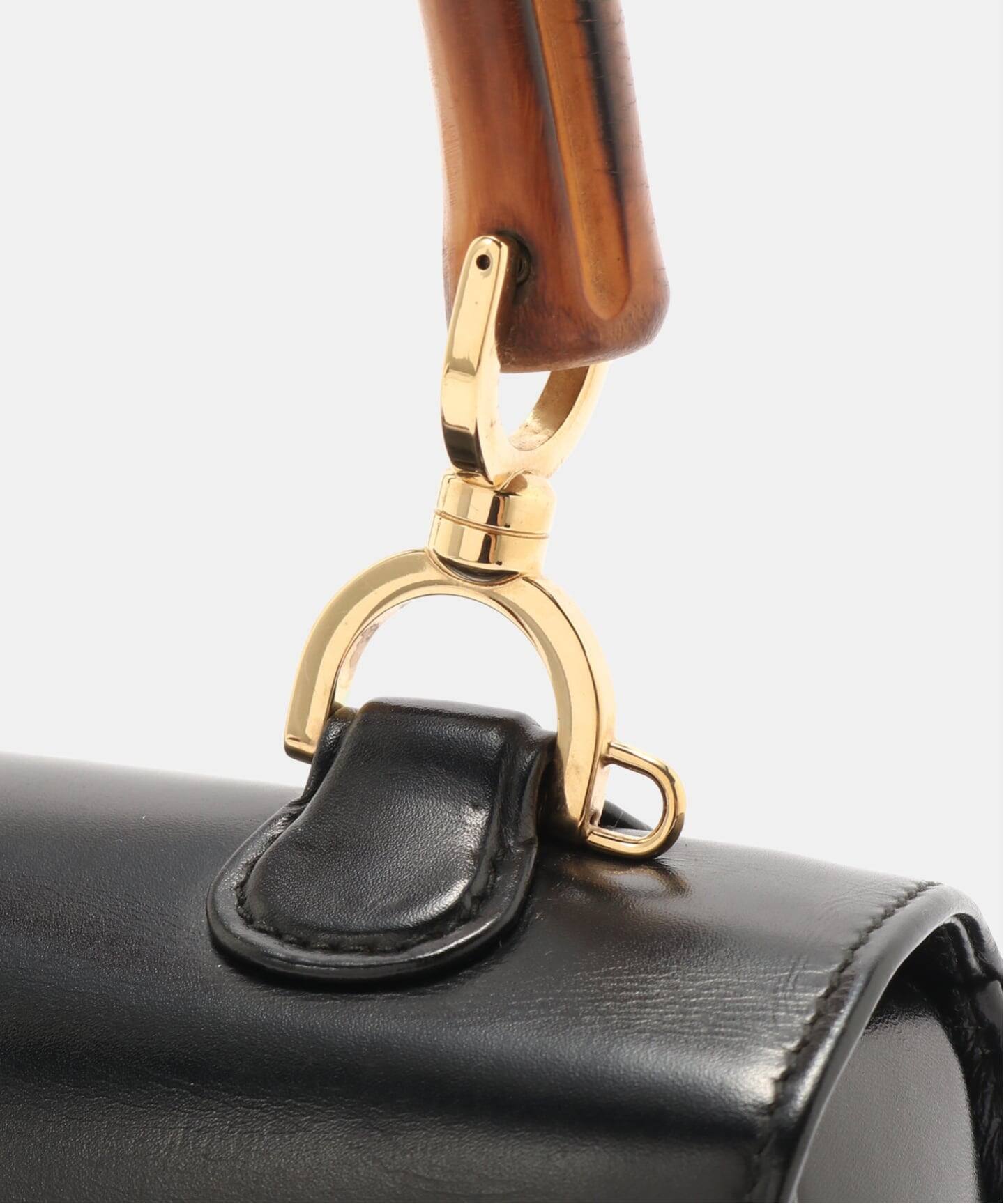 VINTAGE GUCCI/グッチ】Bamboo classic 30（ハンドバッグ