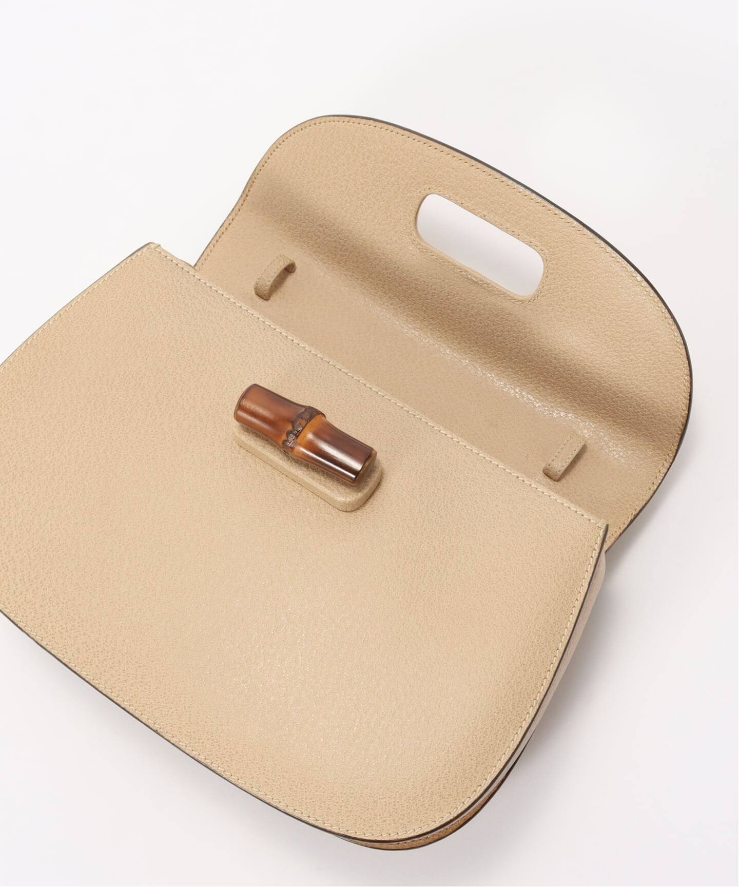 VINTAGE GUCCI/グッチ】Bamboo classic 30 2way（ハンドバッグ