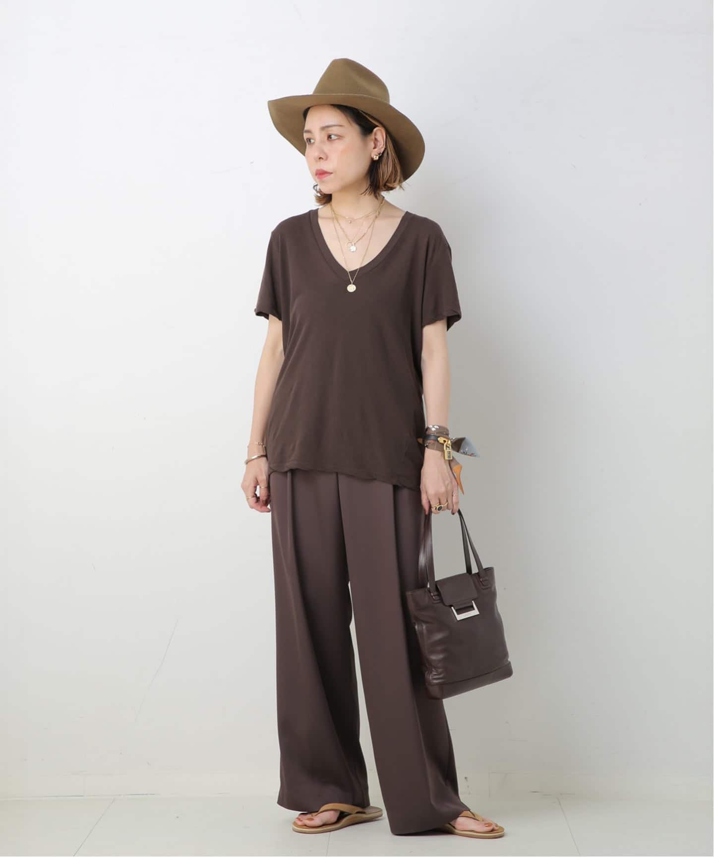 【LOEWE ロエベ ヴィンテージ ハンドバッグ ブラウン レザー 保存袋付き】 VINTAGE LOEWE/ロエベ】ハンドバッグ（ハンドバッグ）｜DECOUVERTE