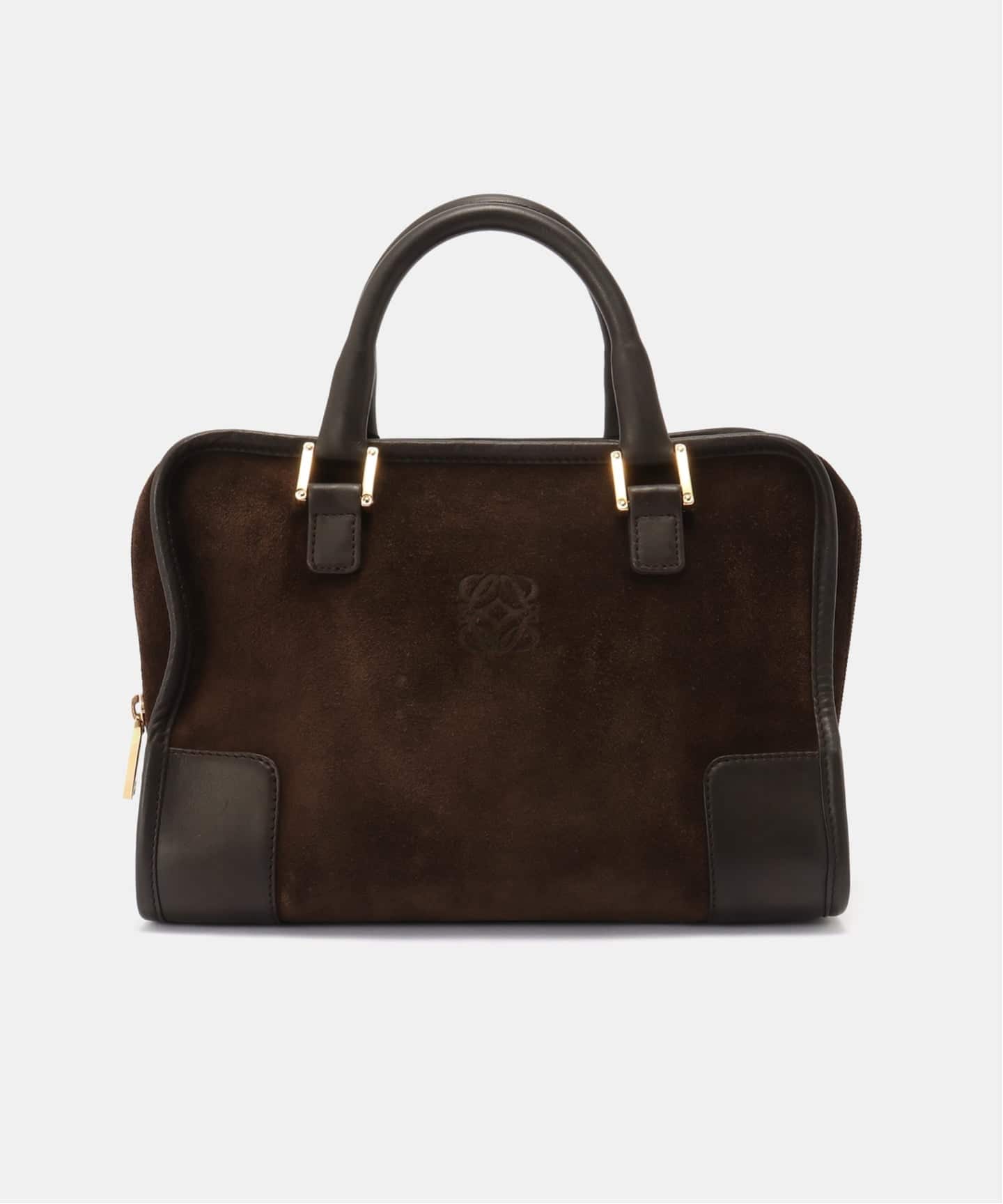 LOEWE ロエベ スエード アマソナ27ハンドバッグ VINTAGE LOEWE/ロエベ】Amazona 27 suede（ハンドバッグ）｜DECOUVERTE