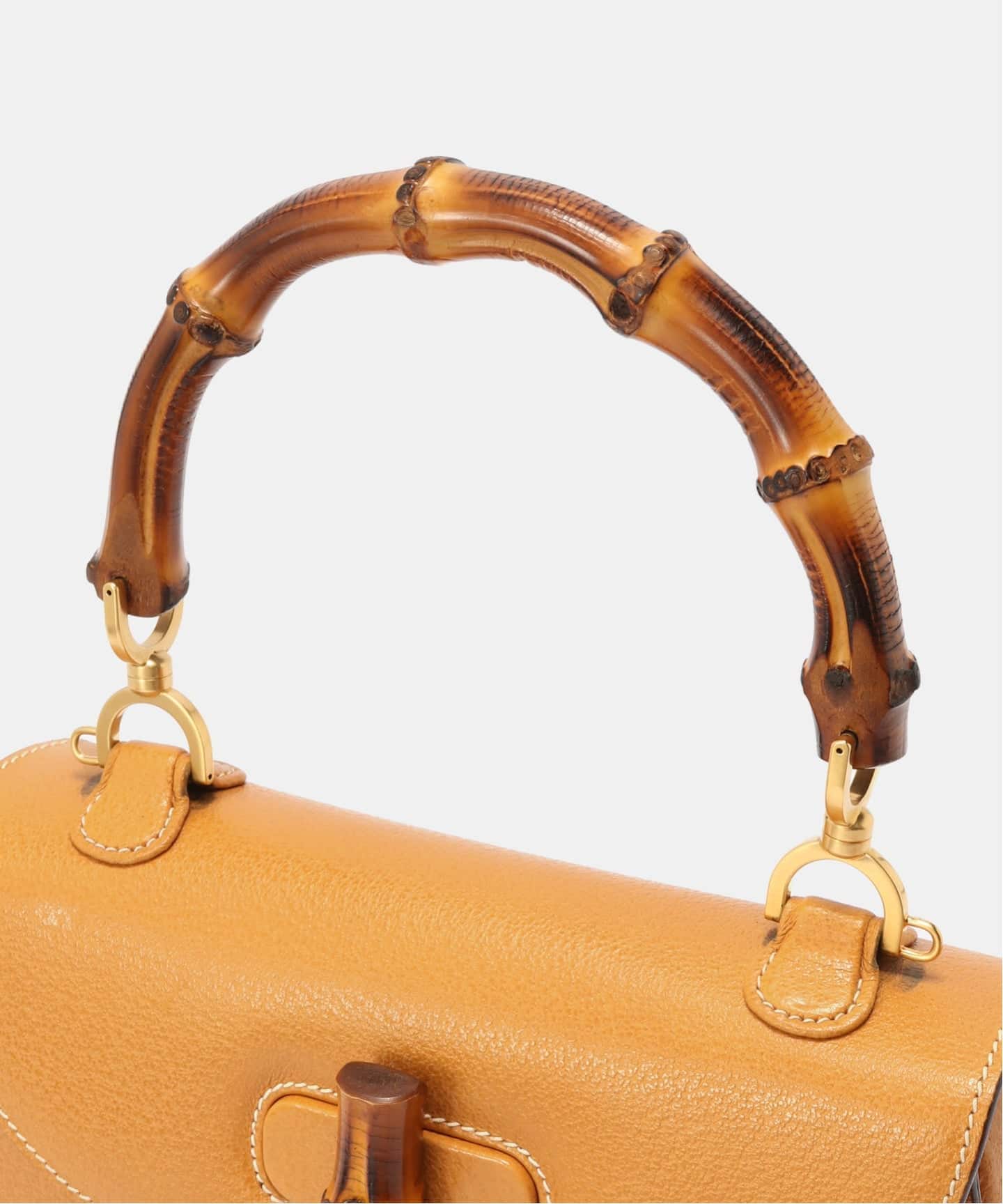VINTAGE GUCCI/グッチ】Bamboo classic 30（ハンドバッグ