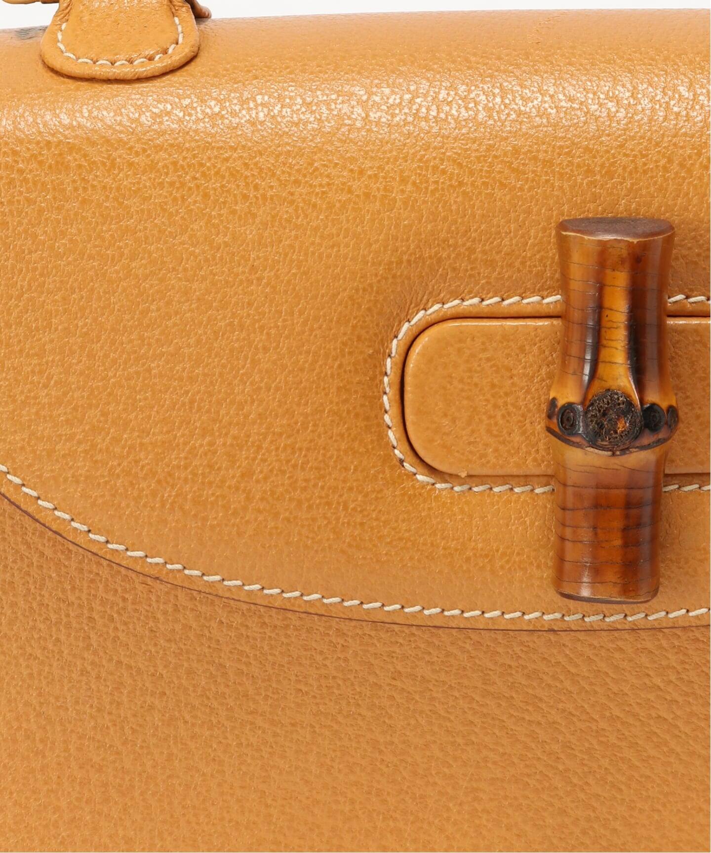 VINTAGE GUCCI/グッチ】Bamboo classic 30（ハンドバッグ