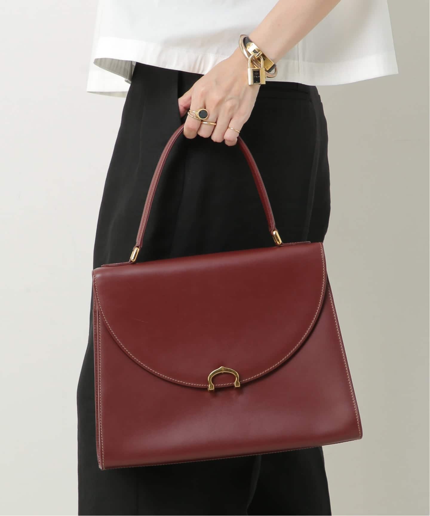 VINTAGE CARTIER/カルティエ】Must de cartier ハンドバッグ