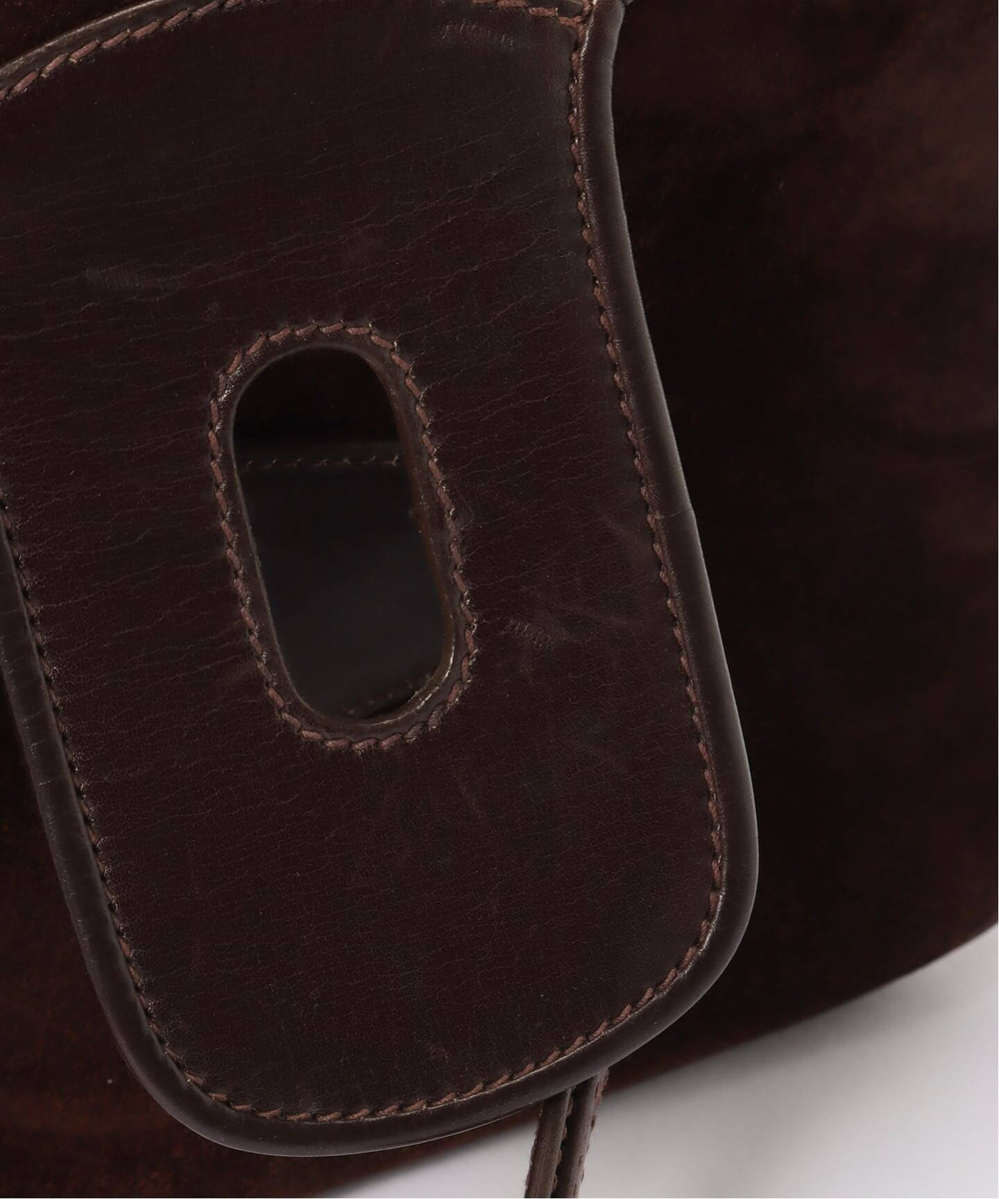 VINTAGE GUCCI/グッチ】ショルダーバッグ suede（ショルダーバッグ