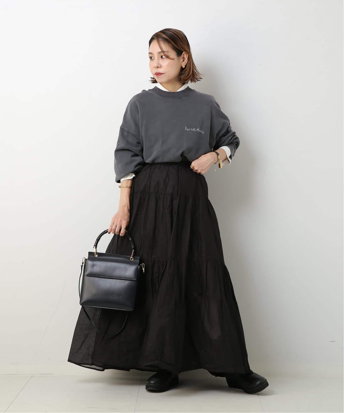 VINTAGE GUCCI/グッチ】Bamboo ハンドバッグ 2way（ハンドバッグ