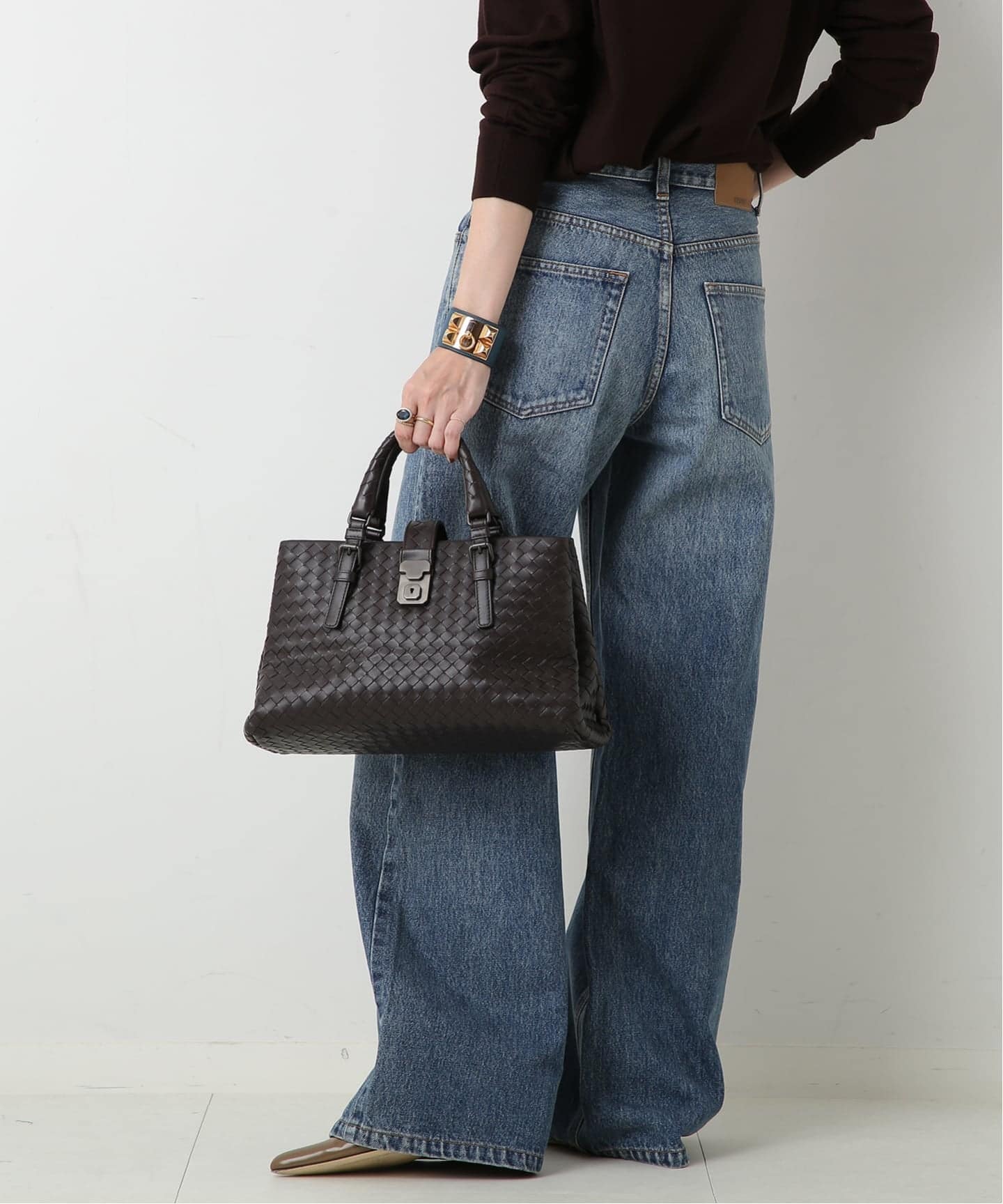 VINTAGE BOTTEGA VENETA/ボッテガ ヴェネタ】ハンドバッグ 2way