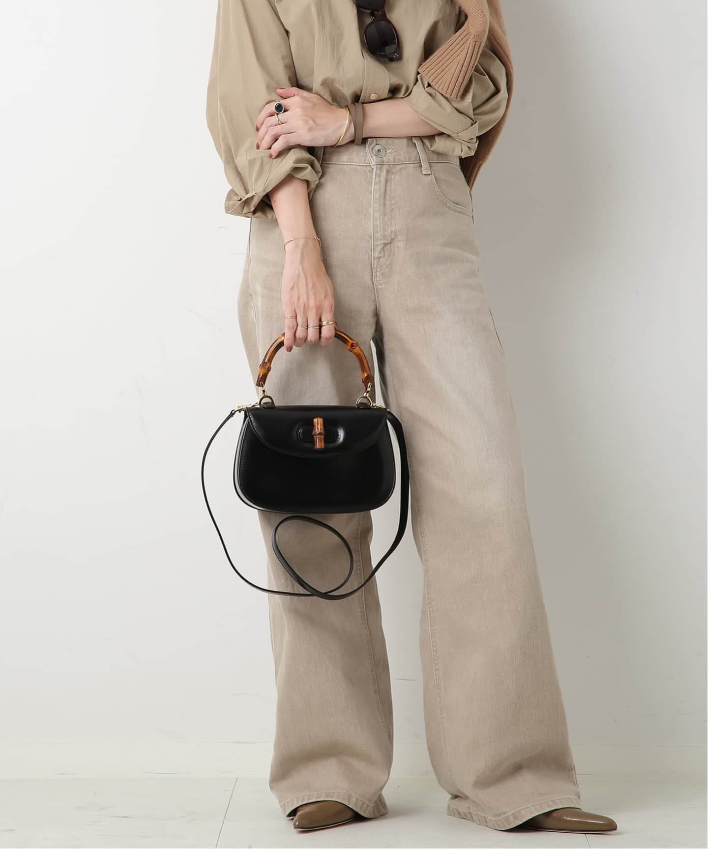 VINTAGE GUCCI/グッチ】Bamboo classic 2way（ハンドバッグ