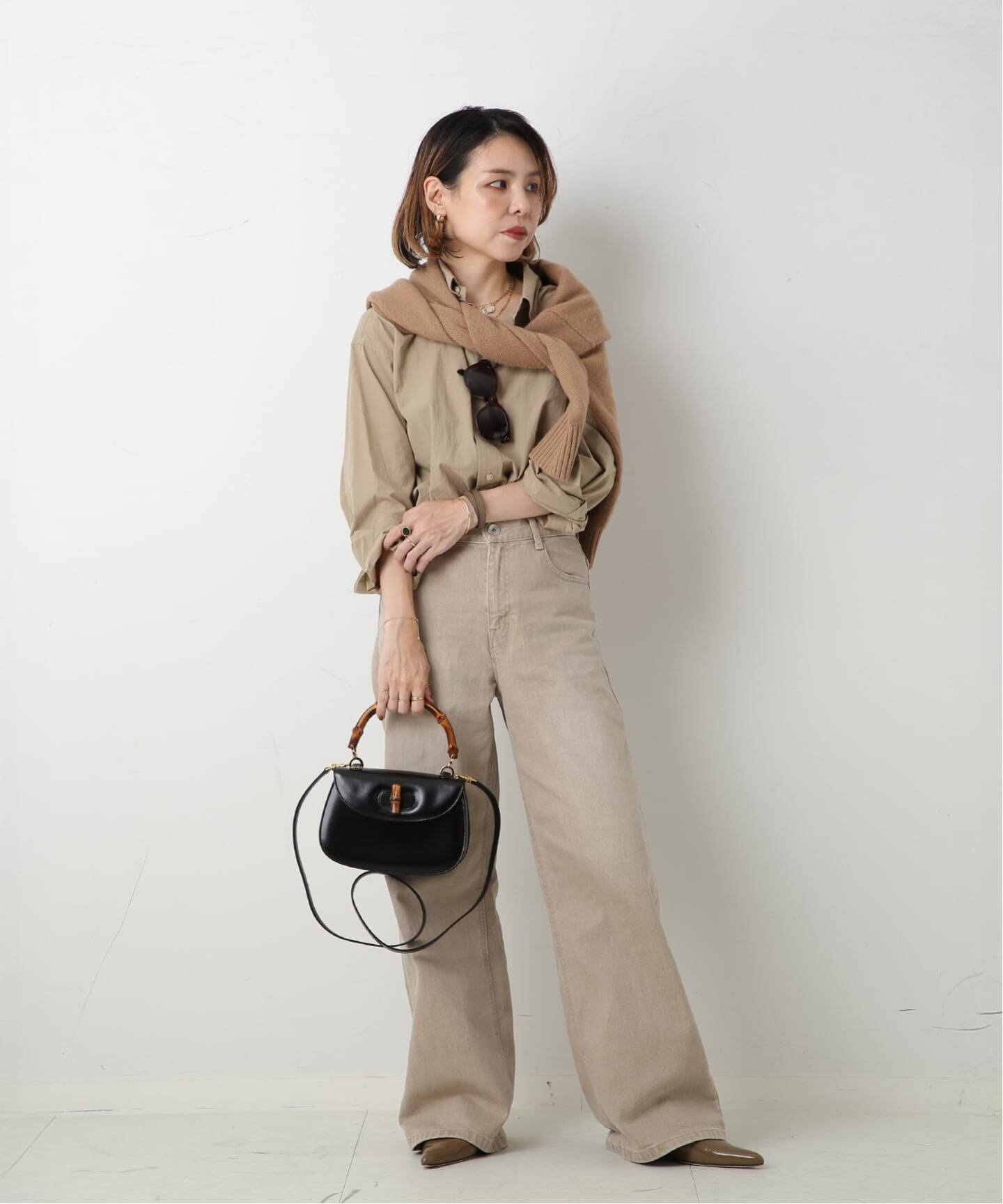 VINTAGE GUCCI/グッチ】Bamboo classic 2way（ハンドバッグ 