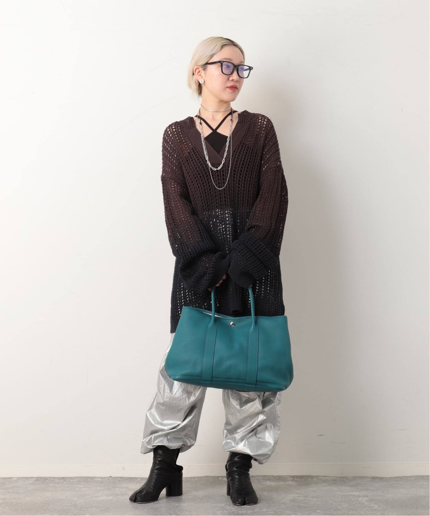 VINTAGE HERMES/エルメス】Garden Party tpm（ハンドバッグ