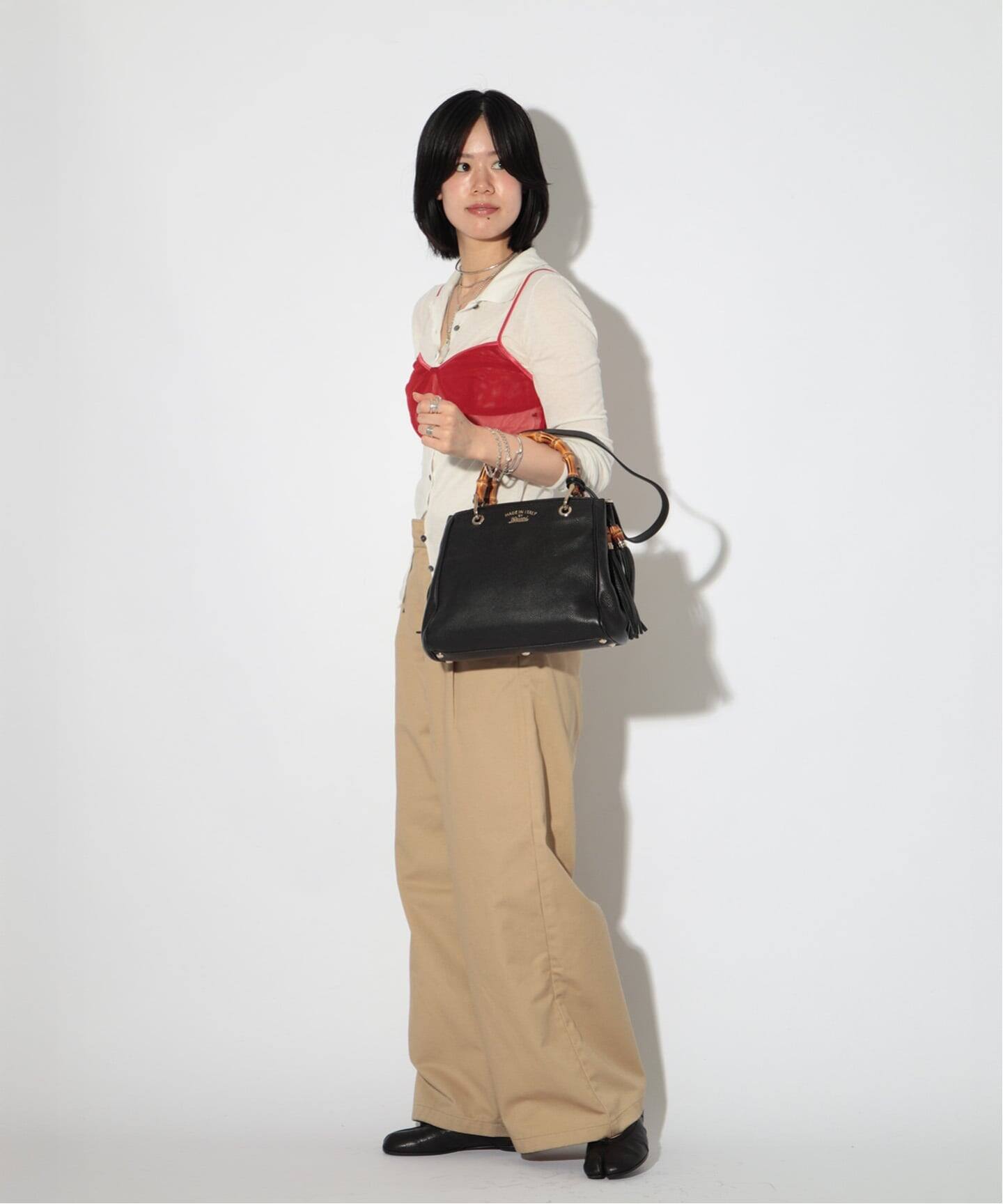 VINTAGE GUCCI/グッチ】Bamboo shopper 2way（ハンドバッグ