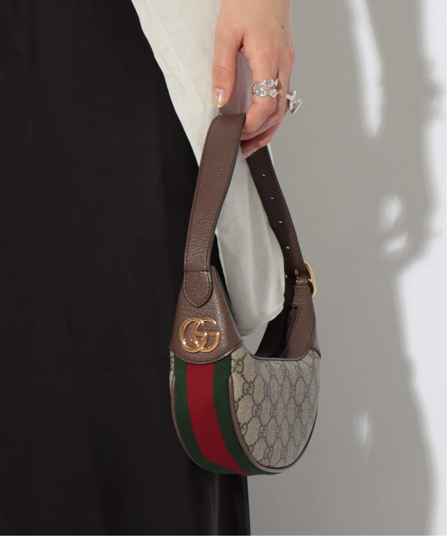 VINTAGE GUCCI/グッチ】Ophidia mini bag gg supreme（ハンドバッグ
