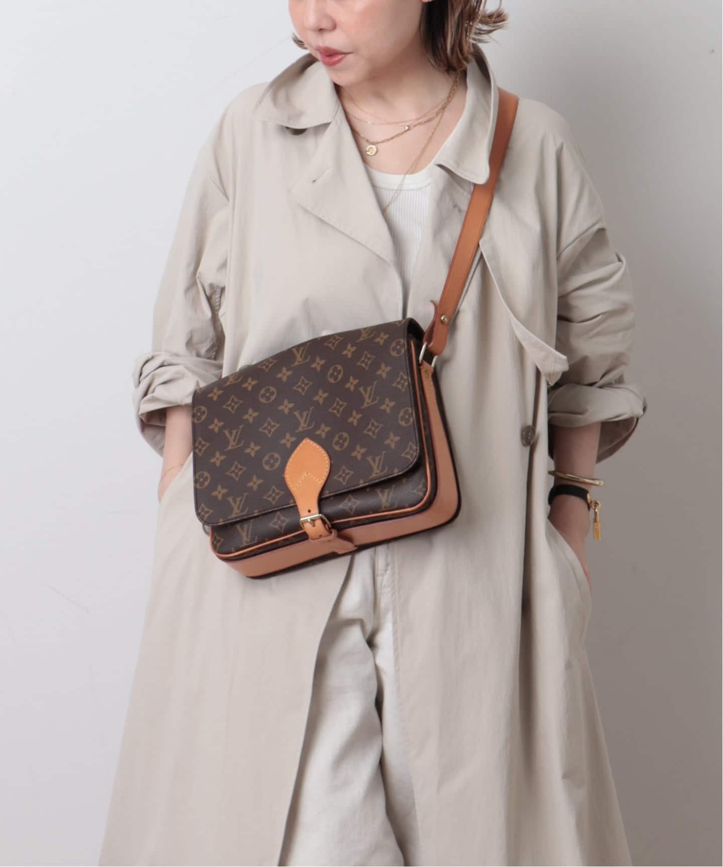 VINTAGE LOUIS VUITTON/ルイ ヴィトン】Cartouchiere gm（ショルダー
