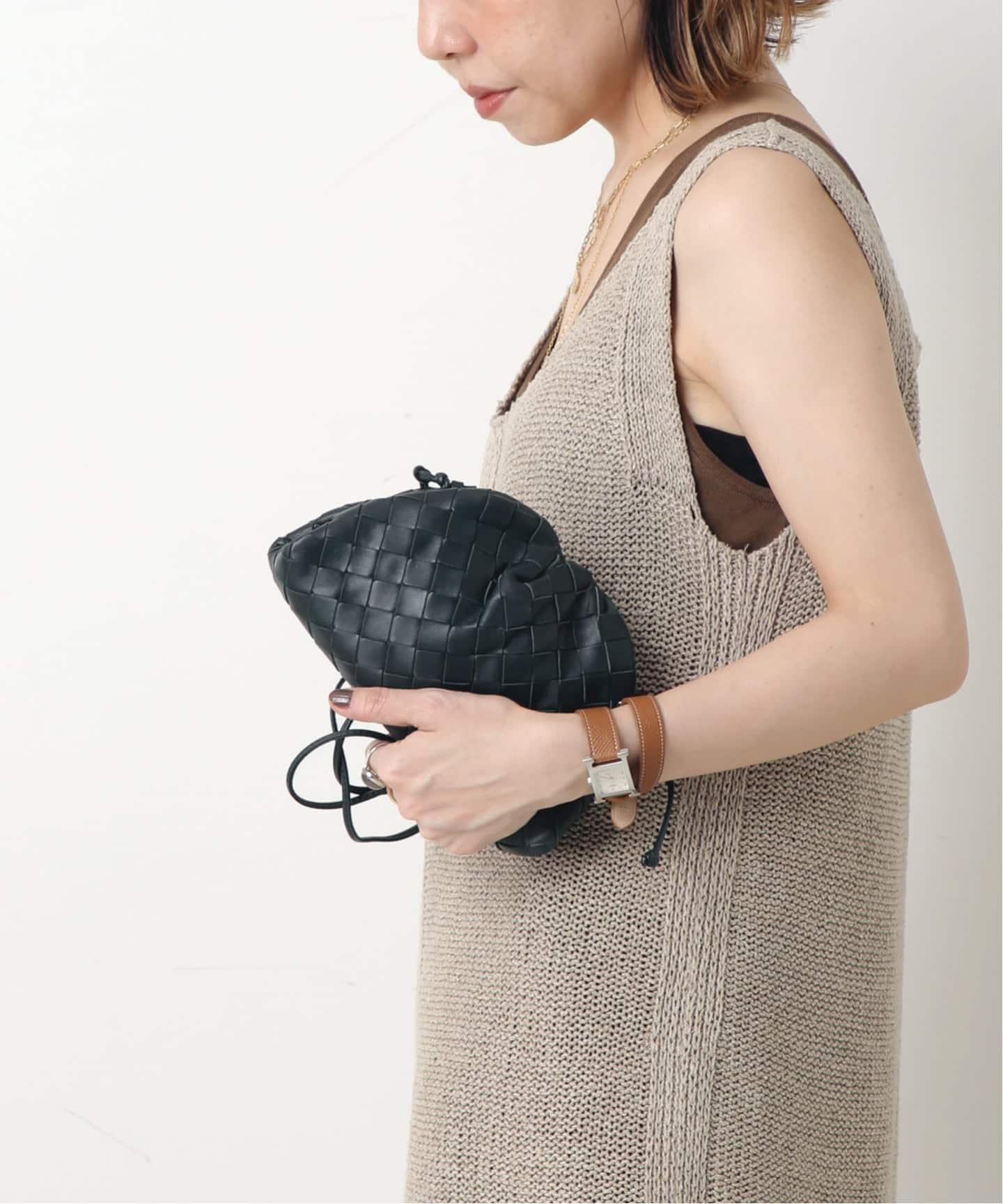 BOTTEGA VENETA/ボッテガ ヴェネタ】The pouch mini intrecciato