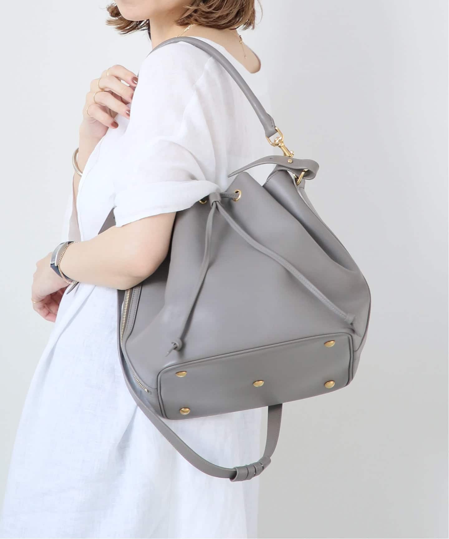 SAINT LAURENT/サンローラン】Emmanuelle bucket bag 2way（ショルダー