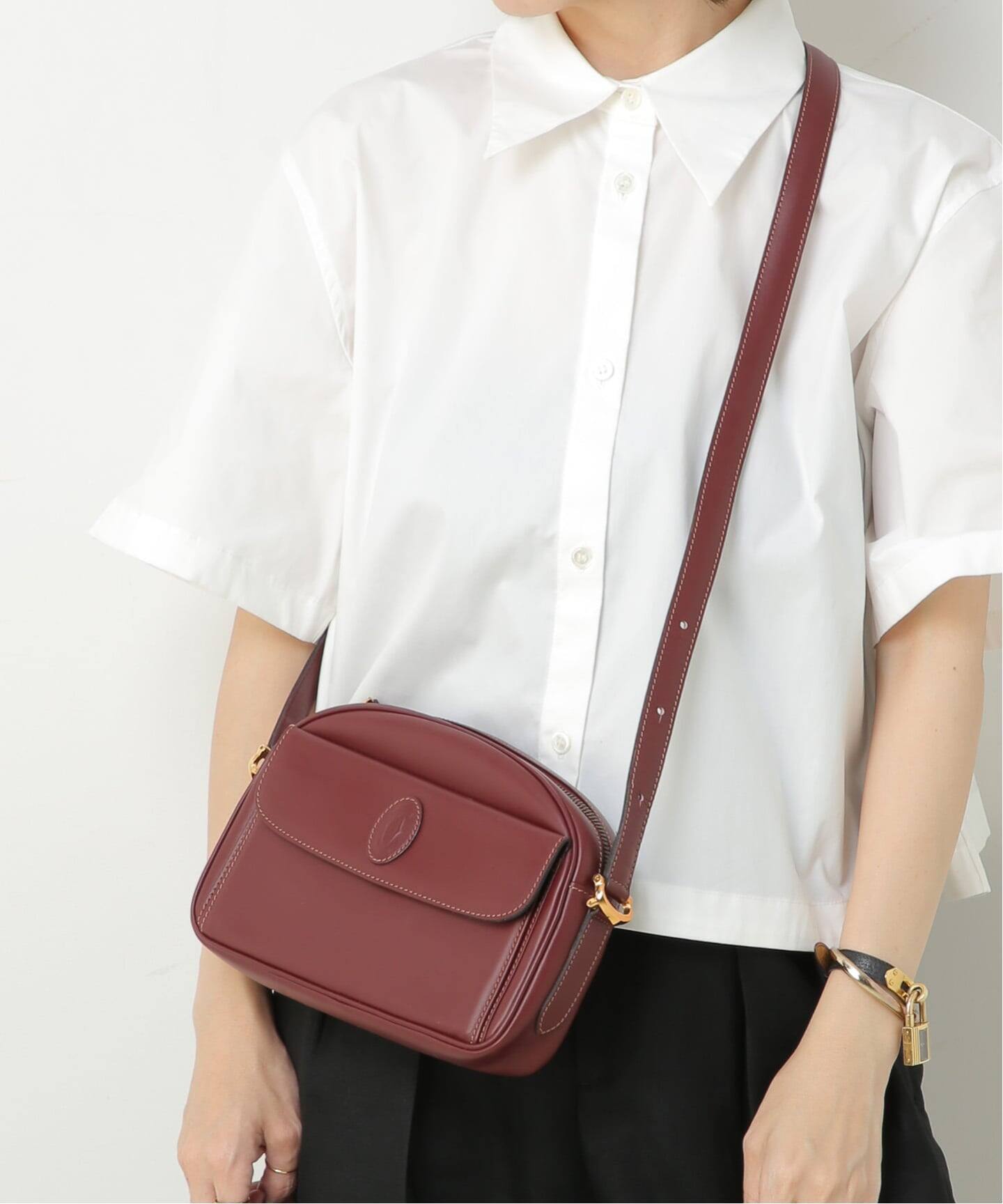 VINTAGE CARTIER/カルティエ】Must de cartier ショルダーバッグ 