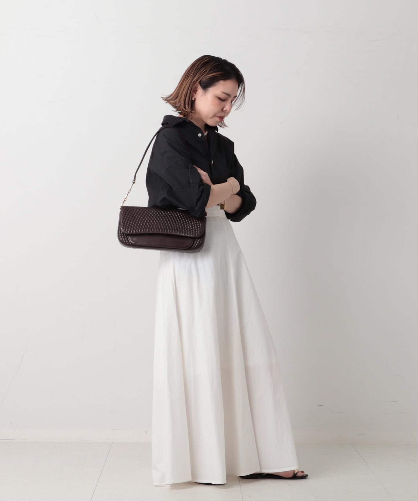 VINTAGE BALLY/バリー】チェーンショルダーバッグ（ショルダーバッグ 