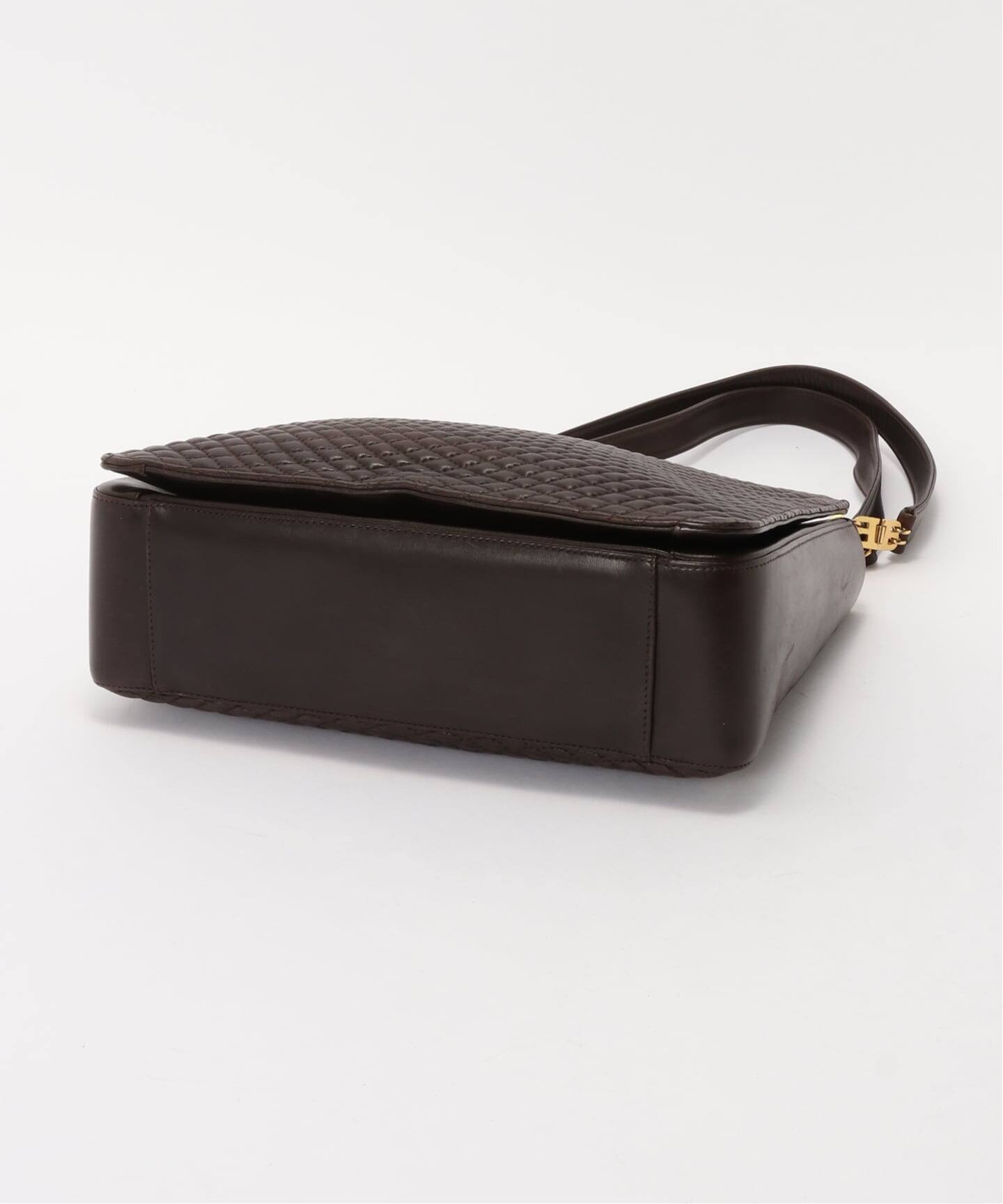 美品 BALLY バリー チェーン ショルダー バッグ 斜め掛け レザー ヴィンテージ ブラック ゴールド金具 レディース フォーマル k7669 VINTAGE BALLY/バリー】チェーンショルダーバッグ（ショルダーバッグ