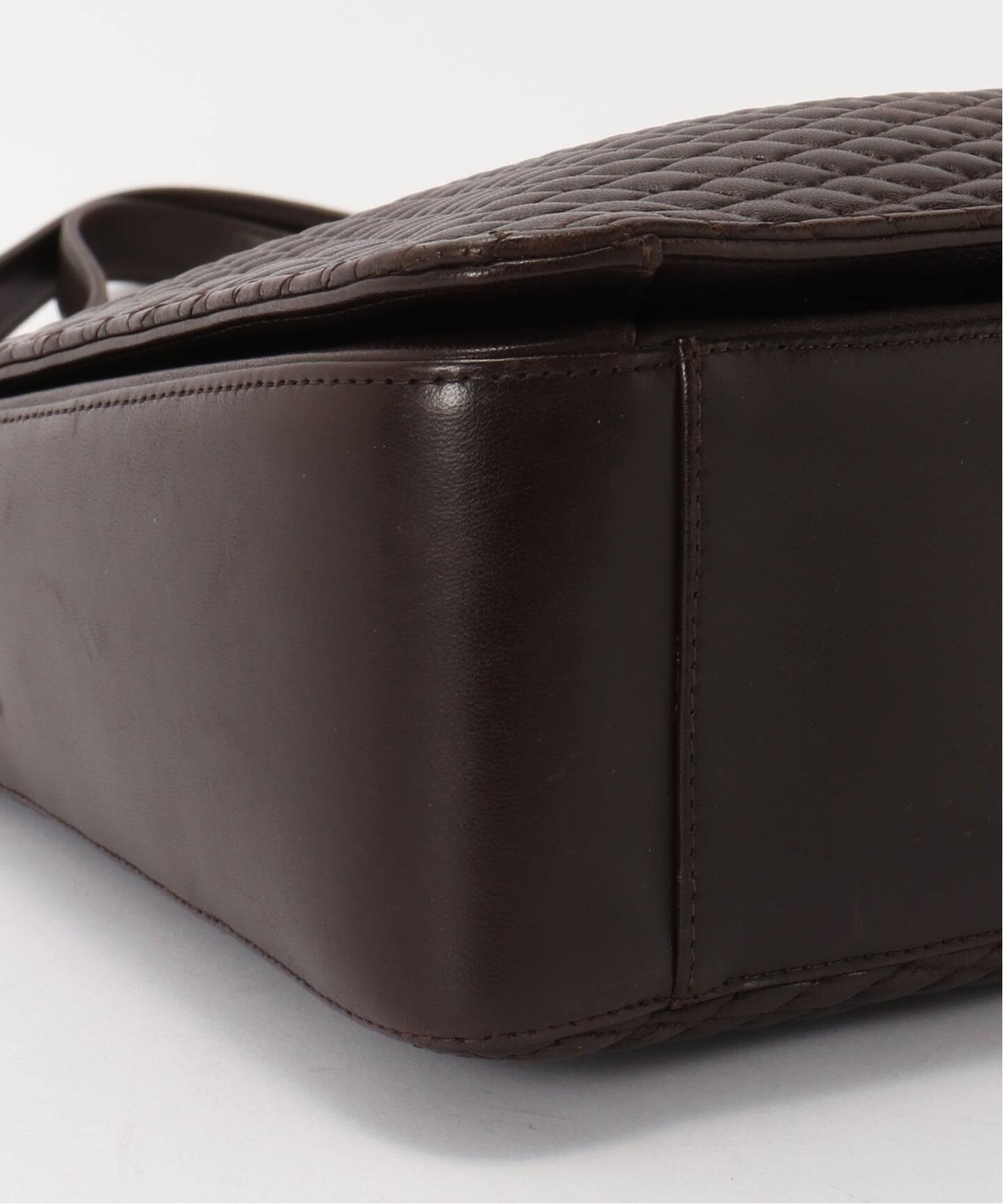 美品 BALLY バリー チェーン ショルダー バッグ 斜め掛け レザー ヴィンテージ ブラック ゴールド金具 レディース フォーマル k7669 VINTAGE BALLY/バリー】チェーンショルダーバッグ（ショルダーバッグ