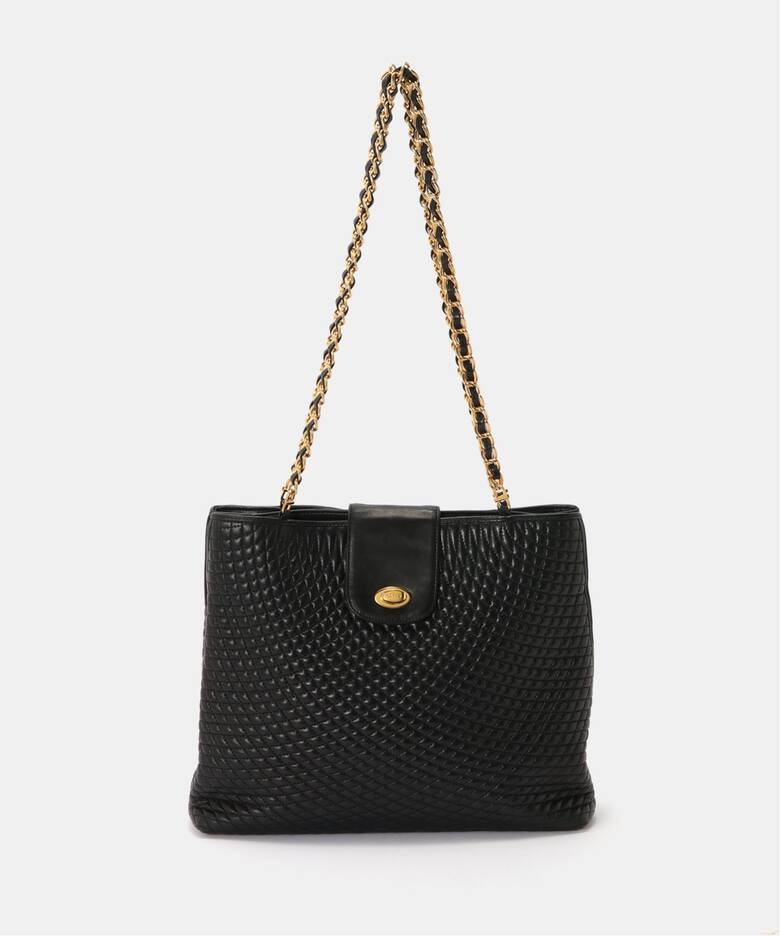 VINTAGE BALLY/バリー】チェーンショルダーバッグ（ショルダーバッグ 