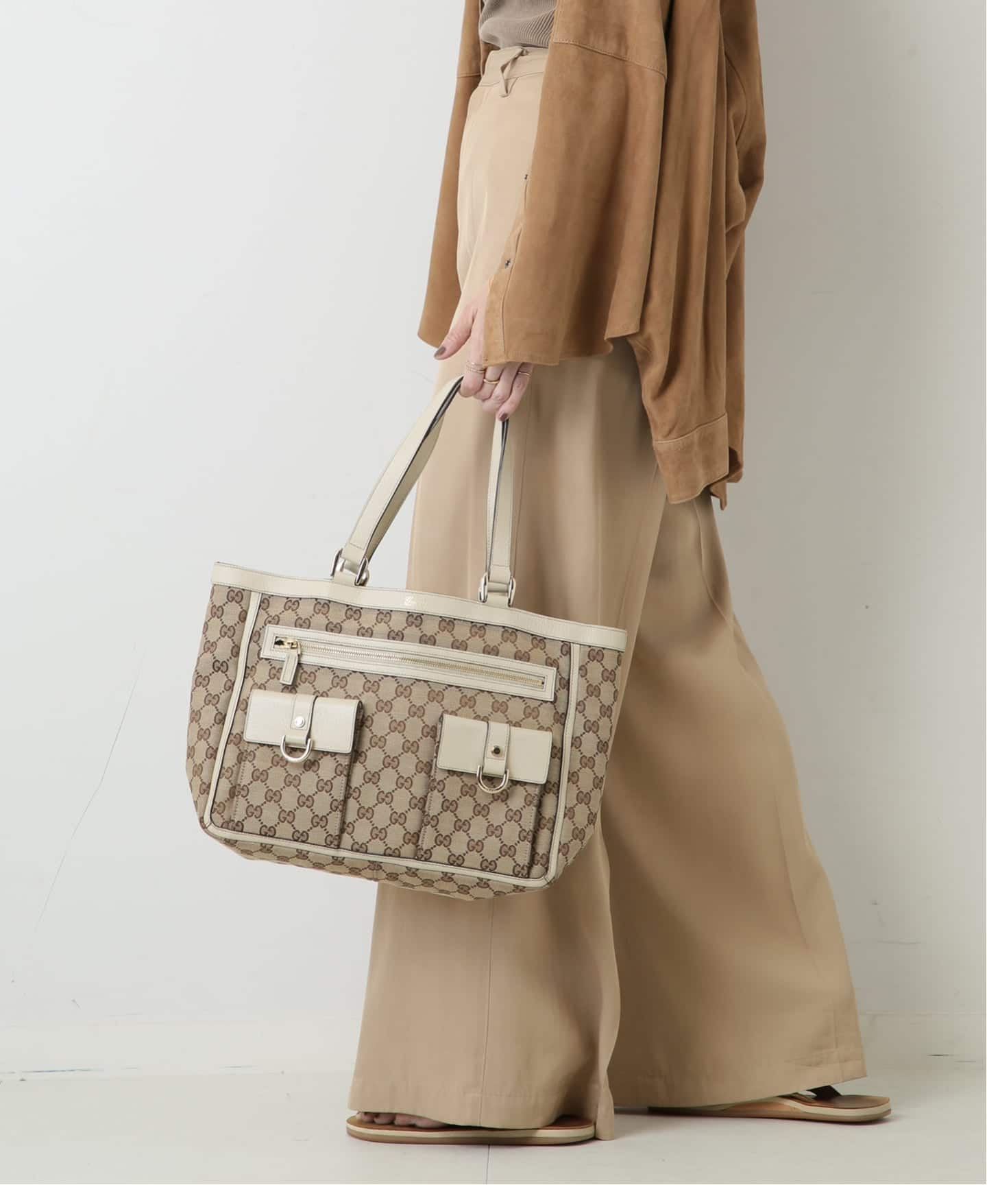 VINTAGE GUCCI/グッチ】ショルダーバッグ gg（ショルダーバッグ
