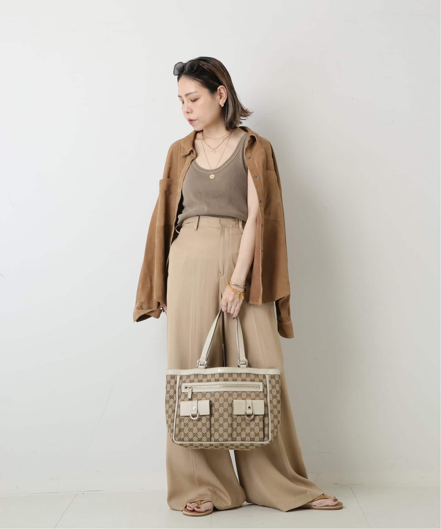 VINTAGE GUCCI/グッチ】ショルダーバッグ gg（ショルダーバッグ