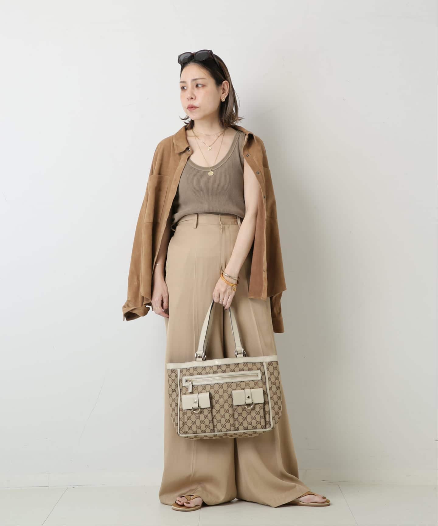 Gucci GG Vintage パターン ショルダーバッグ VINTAGE GUCCI/グッチ】ショルダーバッグ gg（ショルダーバッグ
