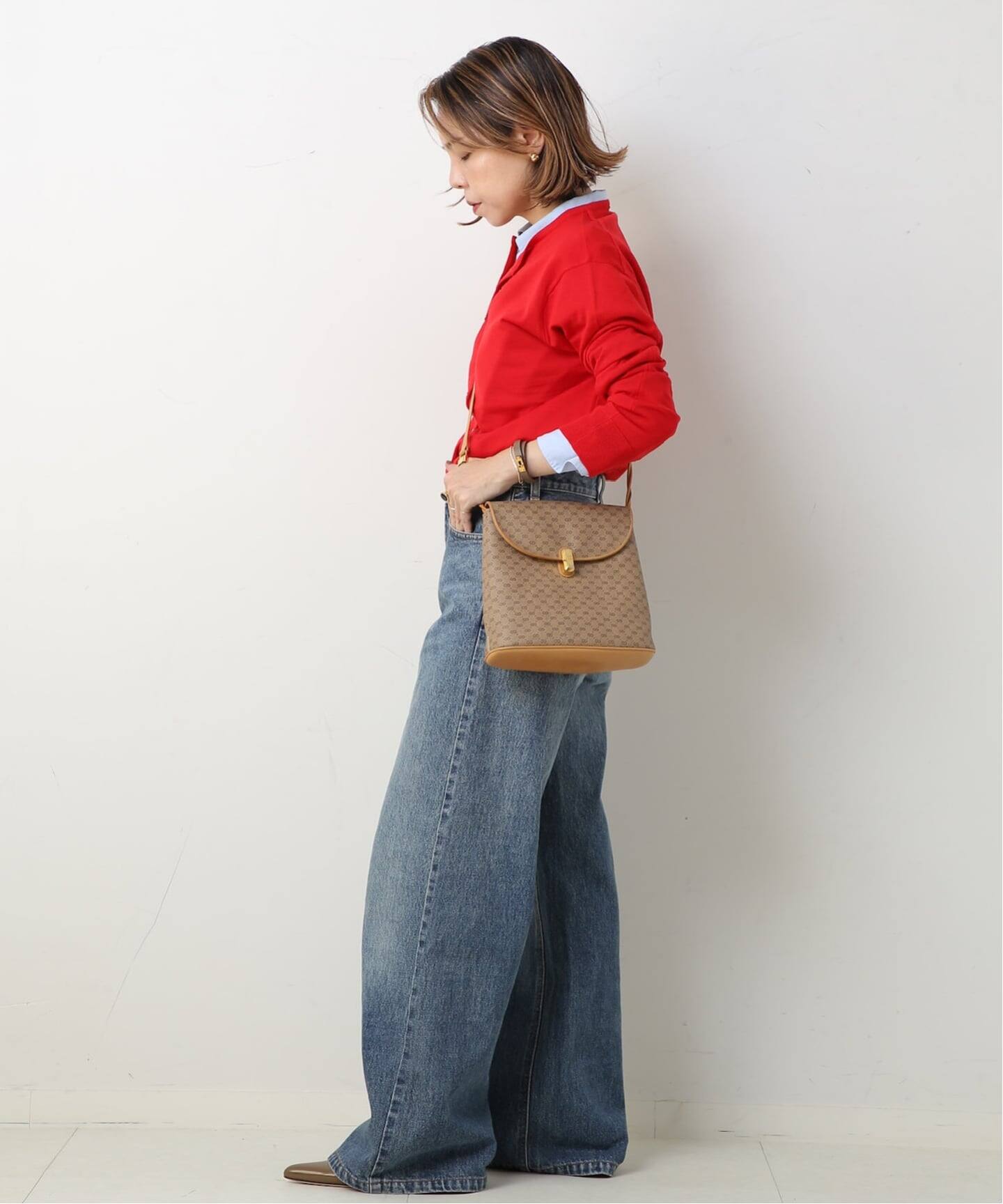 VINTAGE GUCCI/グッチ】ショルダーバッグ micro gg（ショルダーバッグ 