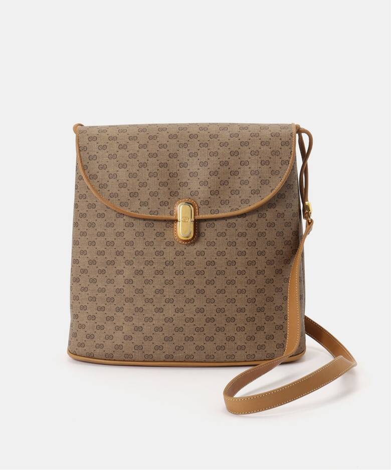 VINTAGE GUCCI/グッチ】ショルダーバッグ micro gg（ショルダーバッグ 