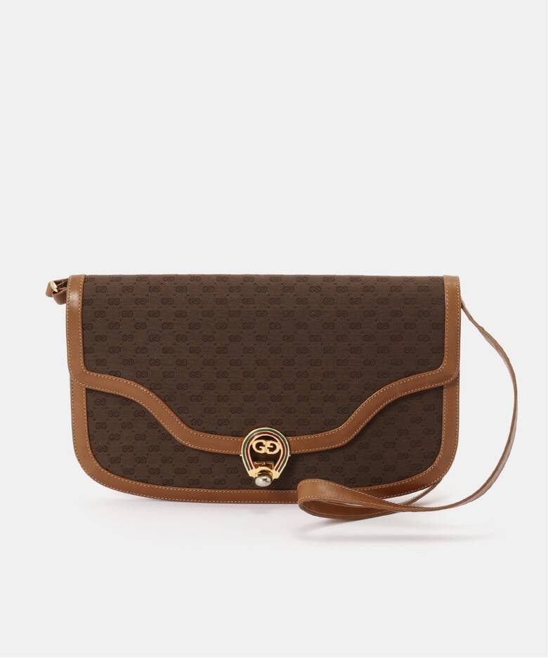 VINTAGE GUCCI/グッチ】ショルダーバッグ micro gg（ショルダーバッグ 