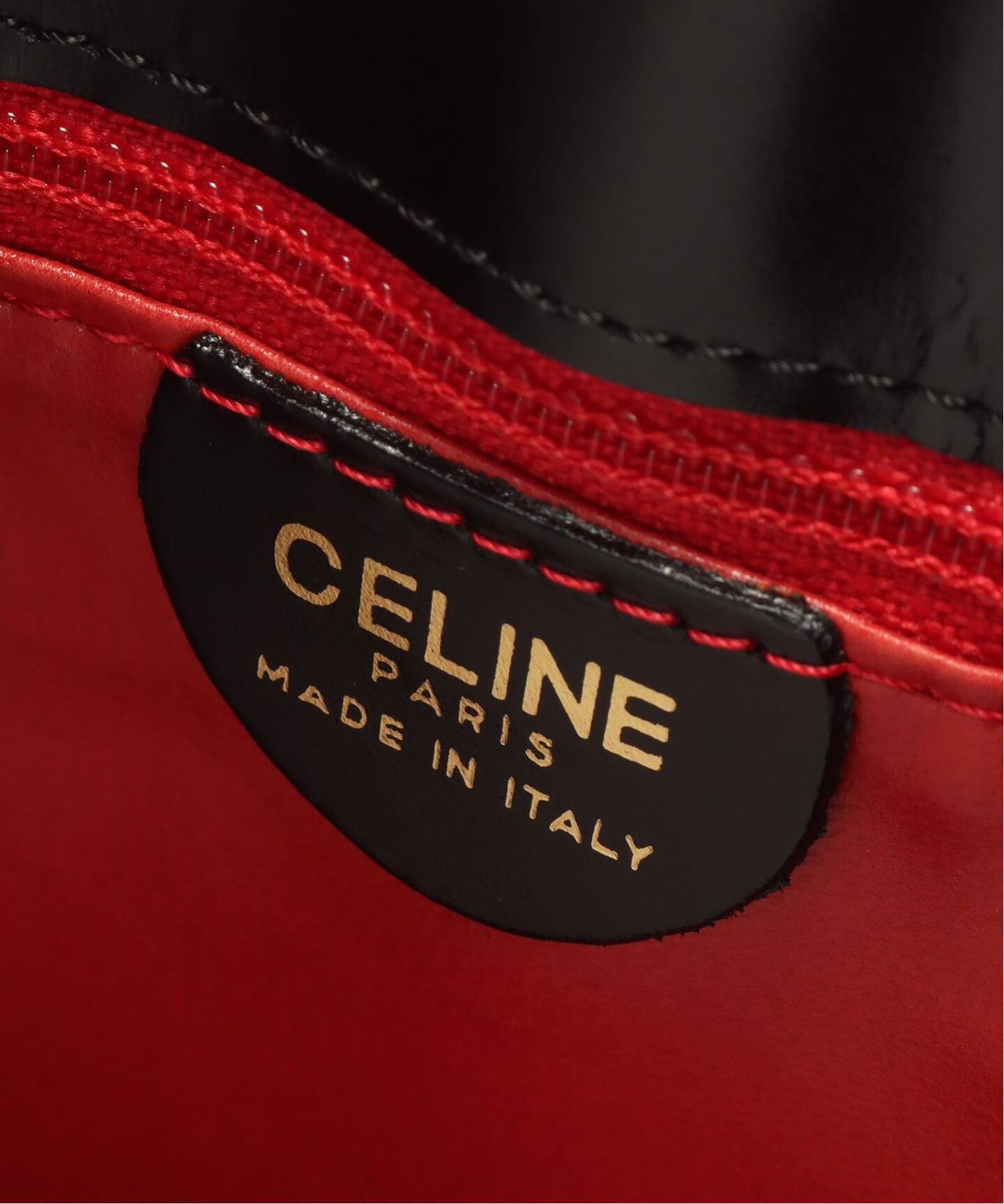 VINTAGE CELINE/セリーヌ】ショルダーバッグ circle raffia 