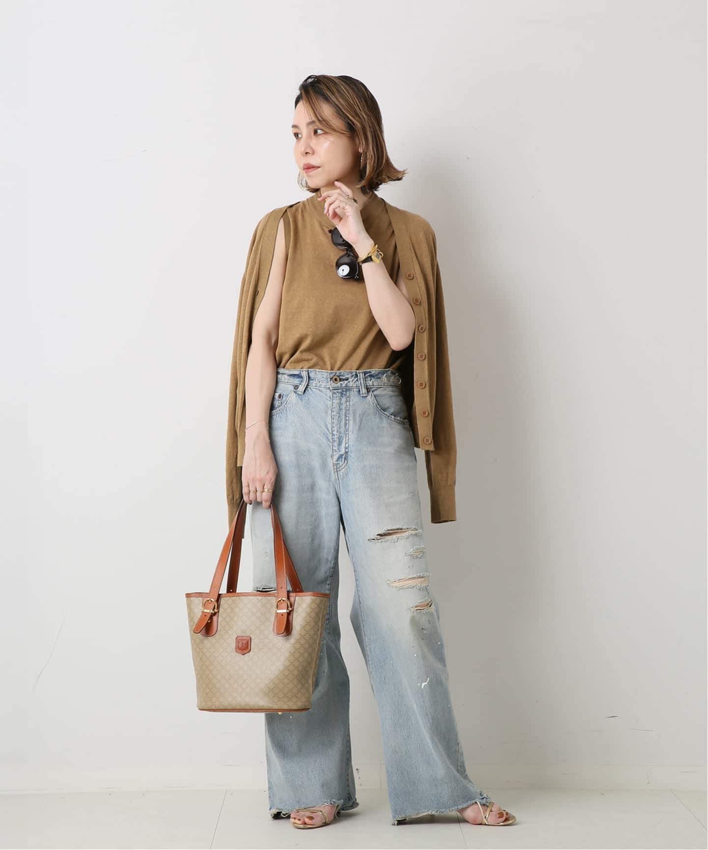 VINTAGE CELINE/セリーヌ】ショルダーバッグ macadam（ショルダー