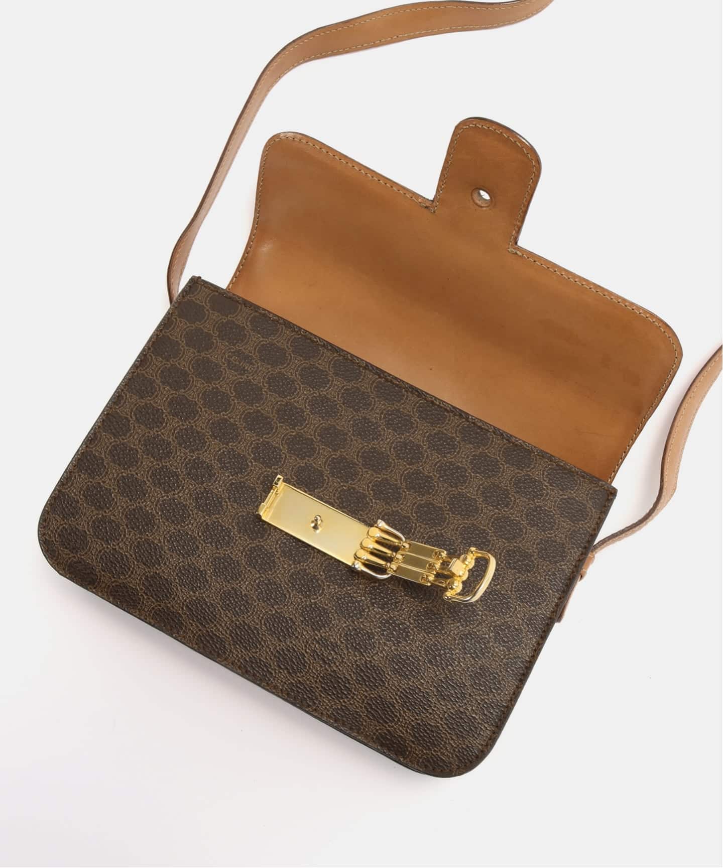 CELINE　セリーヌ ショルダーバッグ Celine Macadam Bag VINTAGE CELINE/セリーヌ】ショルダーバッグ macadam（ショルダー