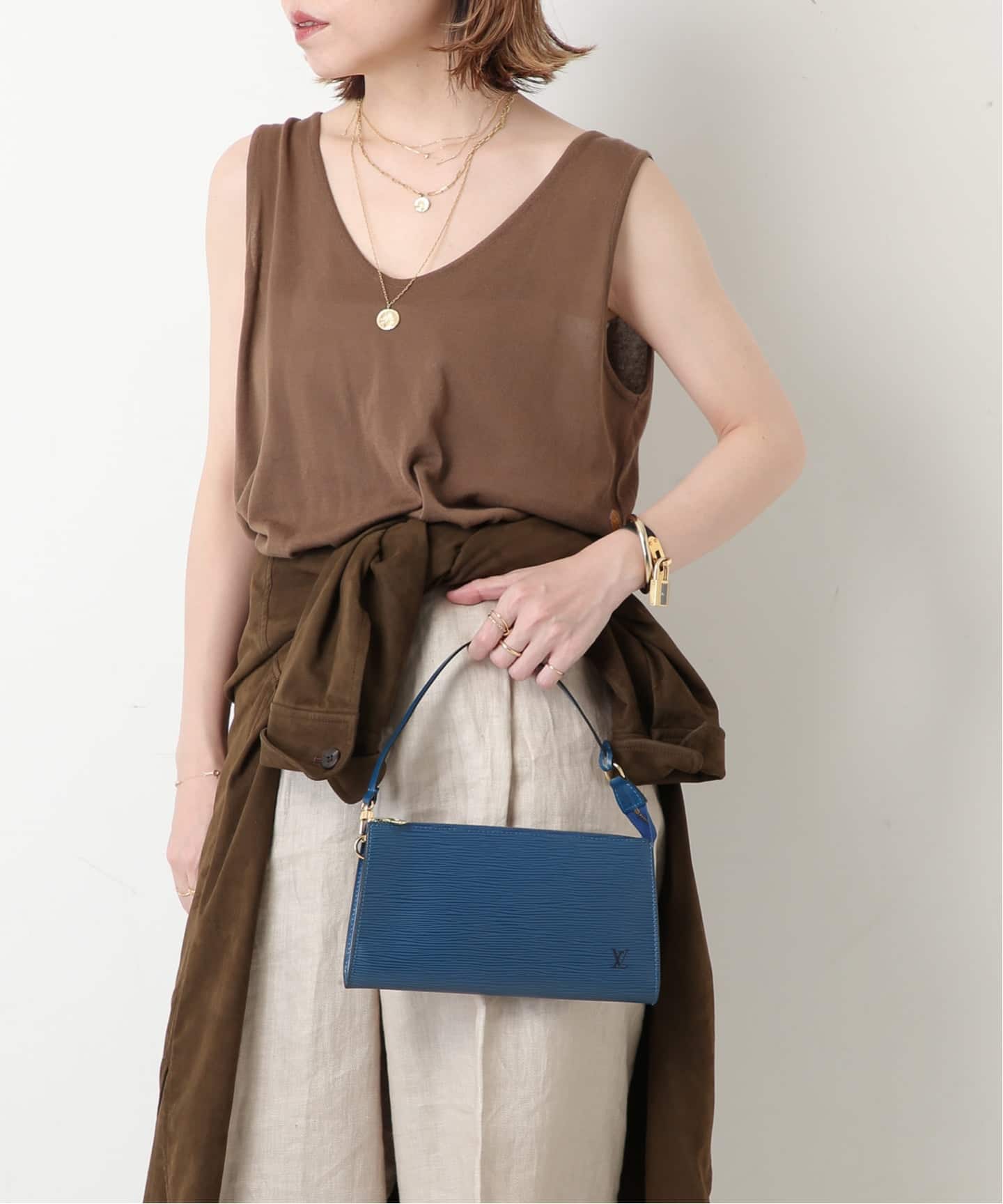 VINTAGE LOUIS VUITTON/ルイ ヴィトン】Pochette accessoire epi