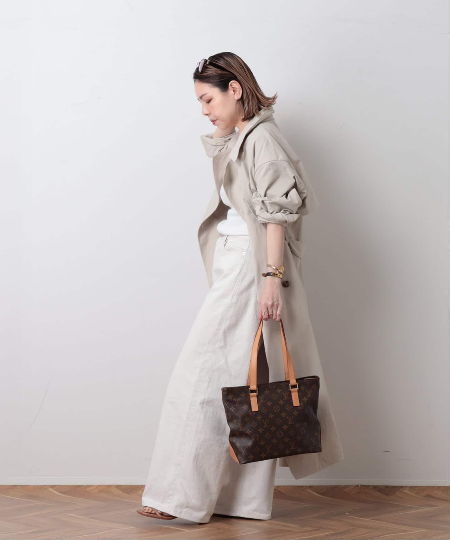 VINTAGE LOUIS VUITTON/ルイ ヴィトン】Cabas piano（ショルダーバッグ