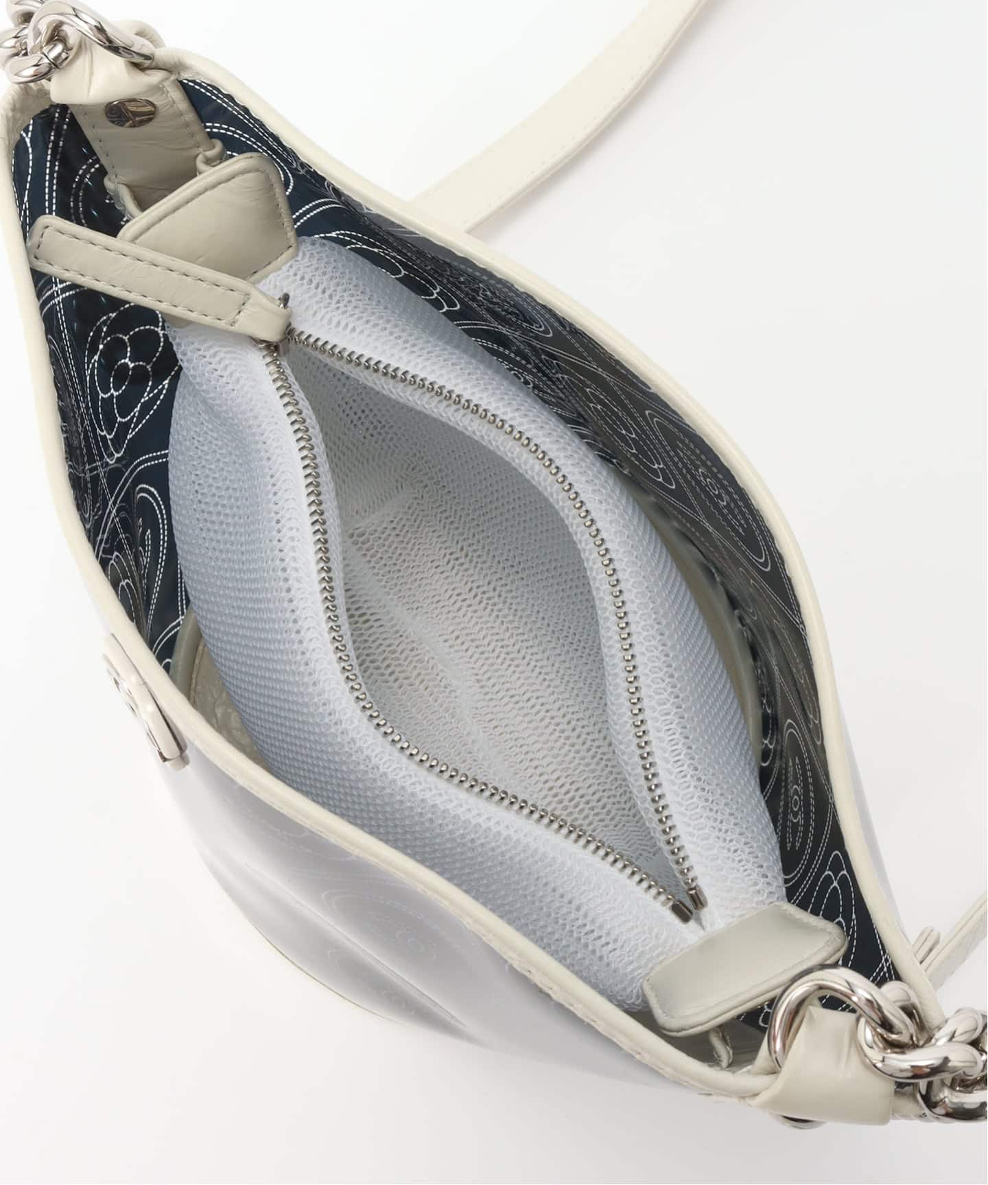 VINTAGE CHANEL/シャネル】バケットショルダーバッグ camellia vinyl