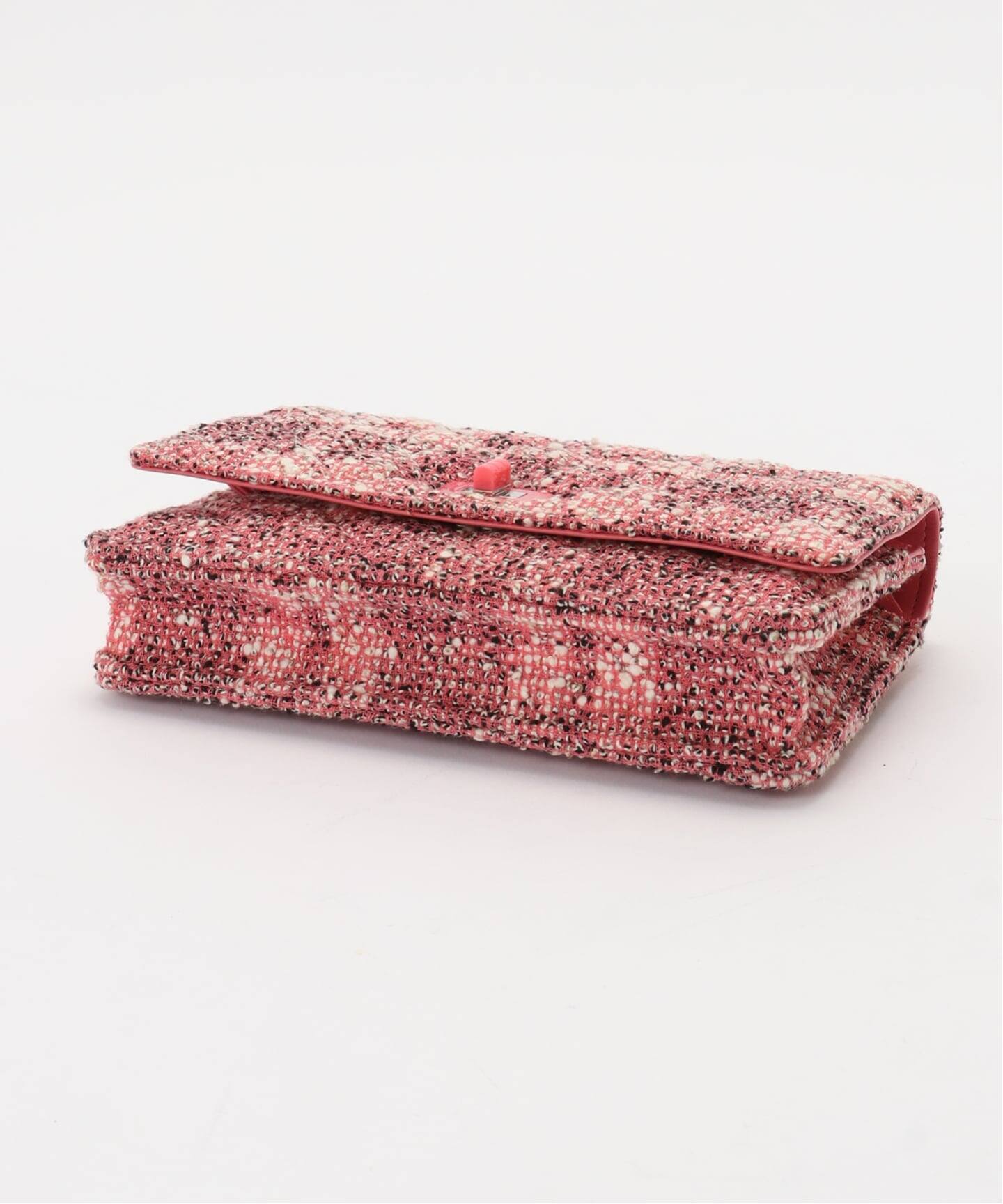 CHANEL/シャネル】 2.55 chain wallet tweed（ショルダーバッグ 