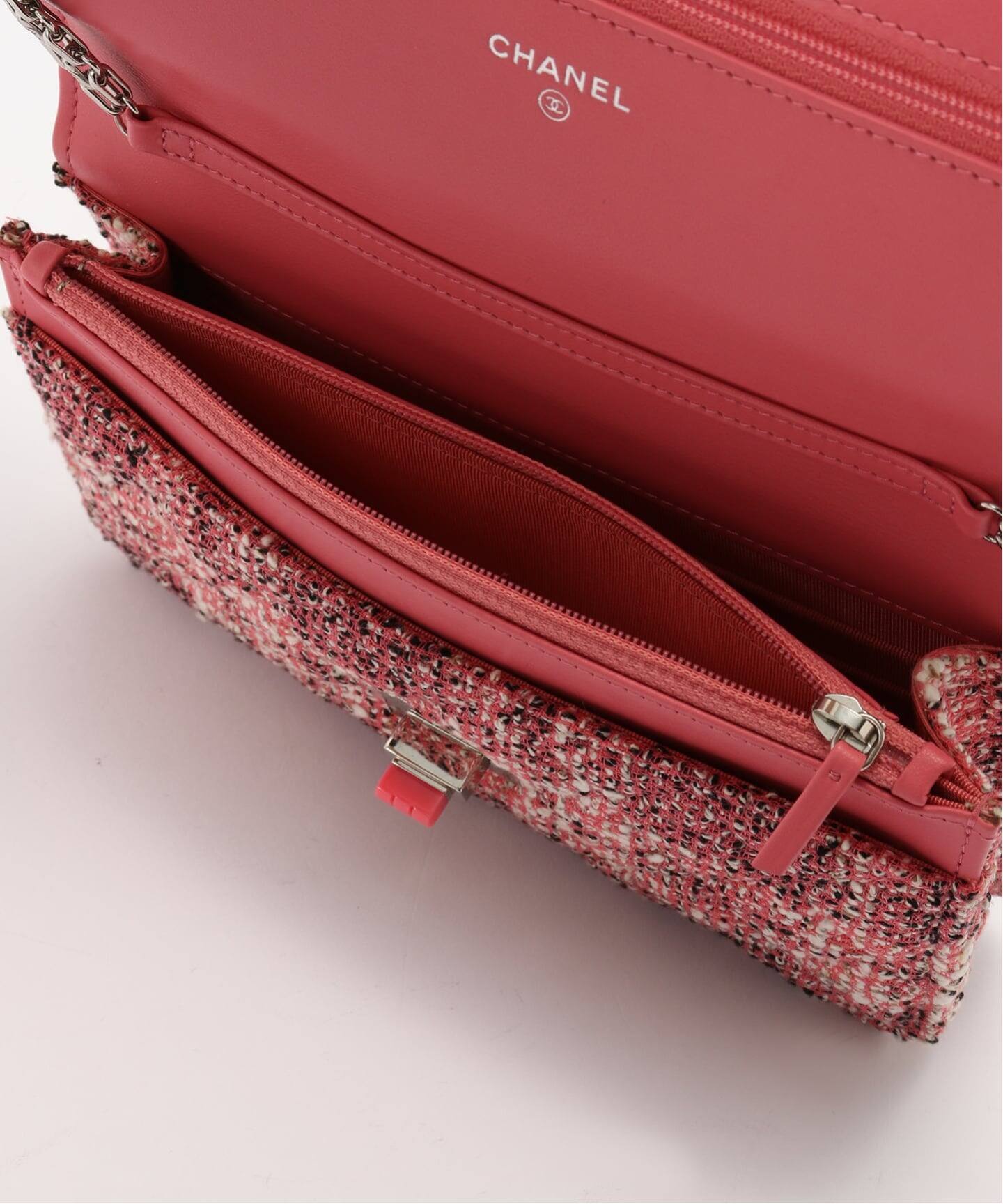 CHANEL/シャネル】 2.55 chain wallet tweed（ショルダーバッグ 