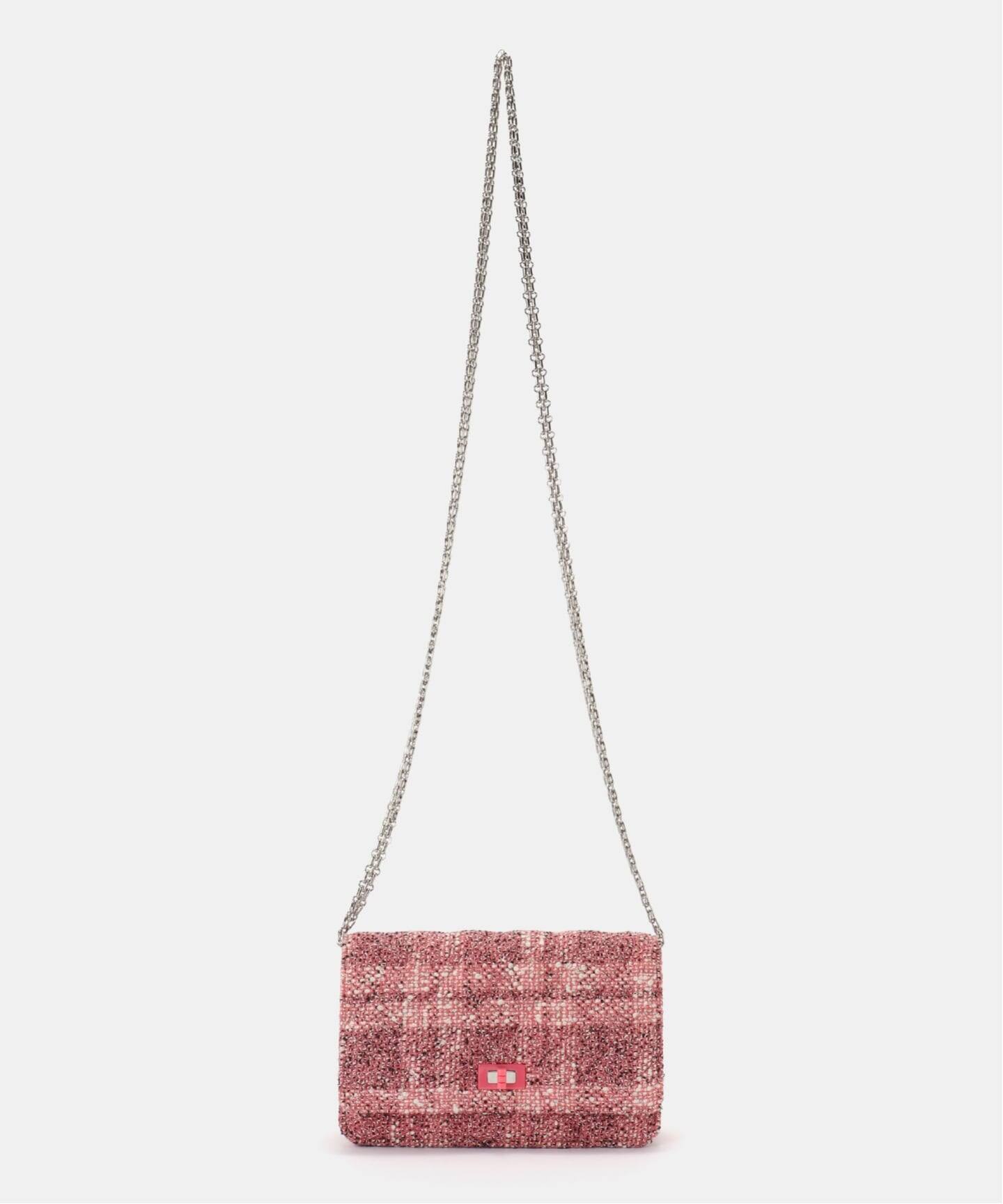 CHANEL/シャネル】 2.55 chain wallet tweed（ショルダーバッグ 