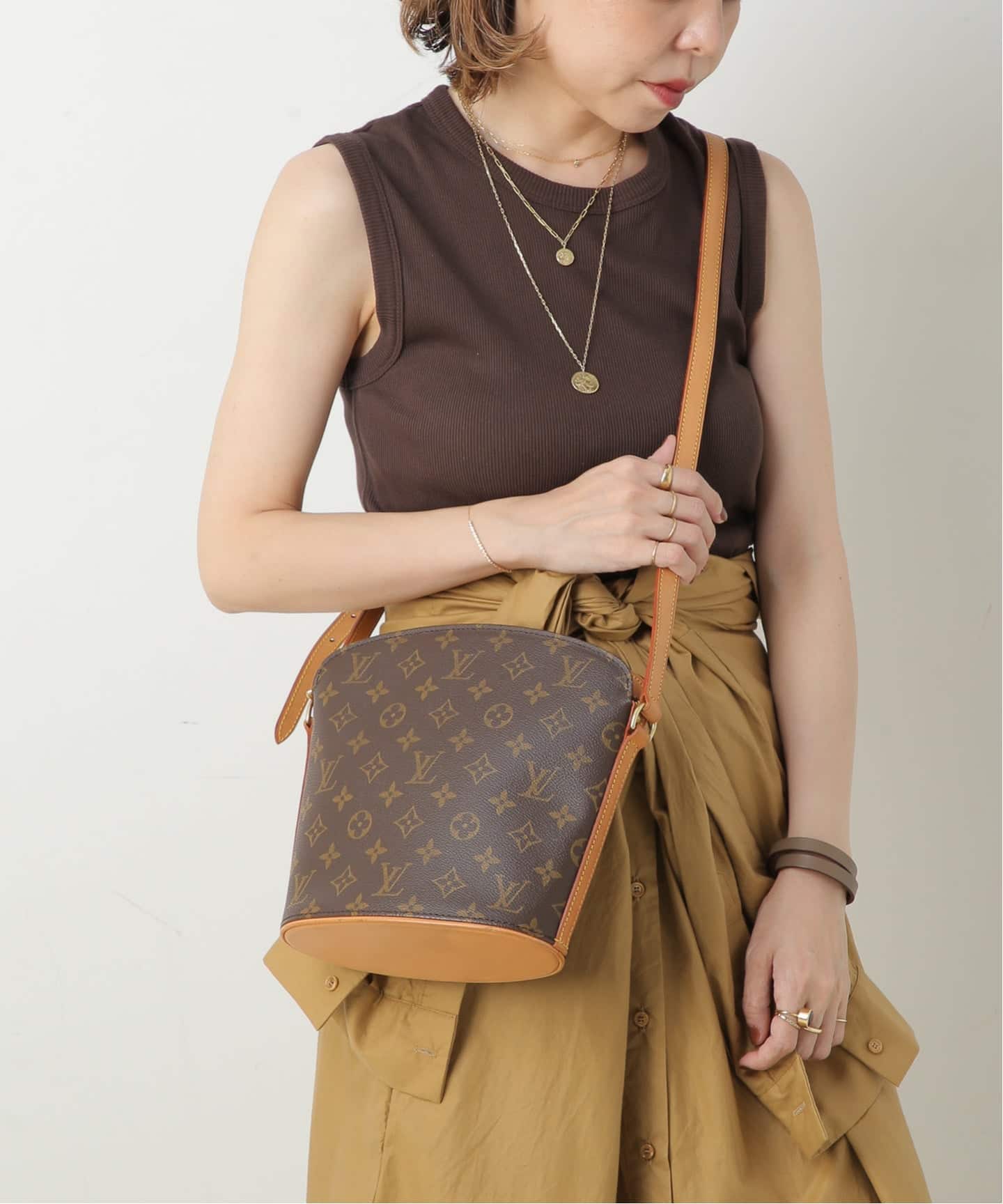 VINTAGE LOUIS VUITTON/ルイ ヴィトン】Drouot（ショルダーバッグ
